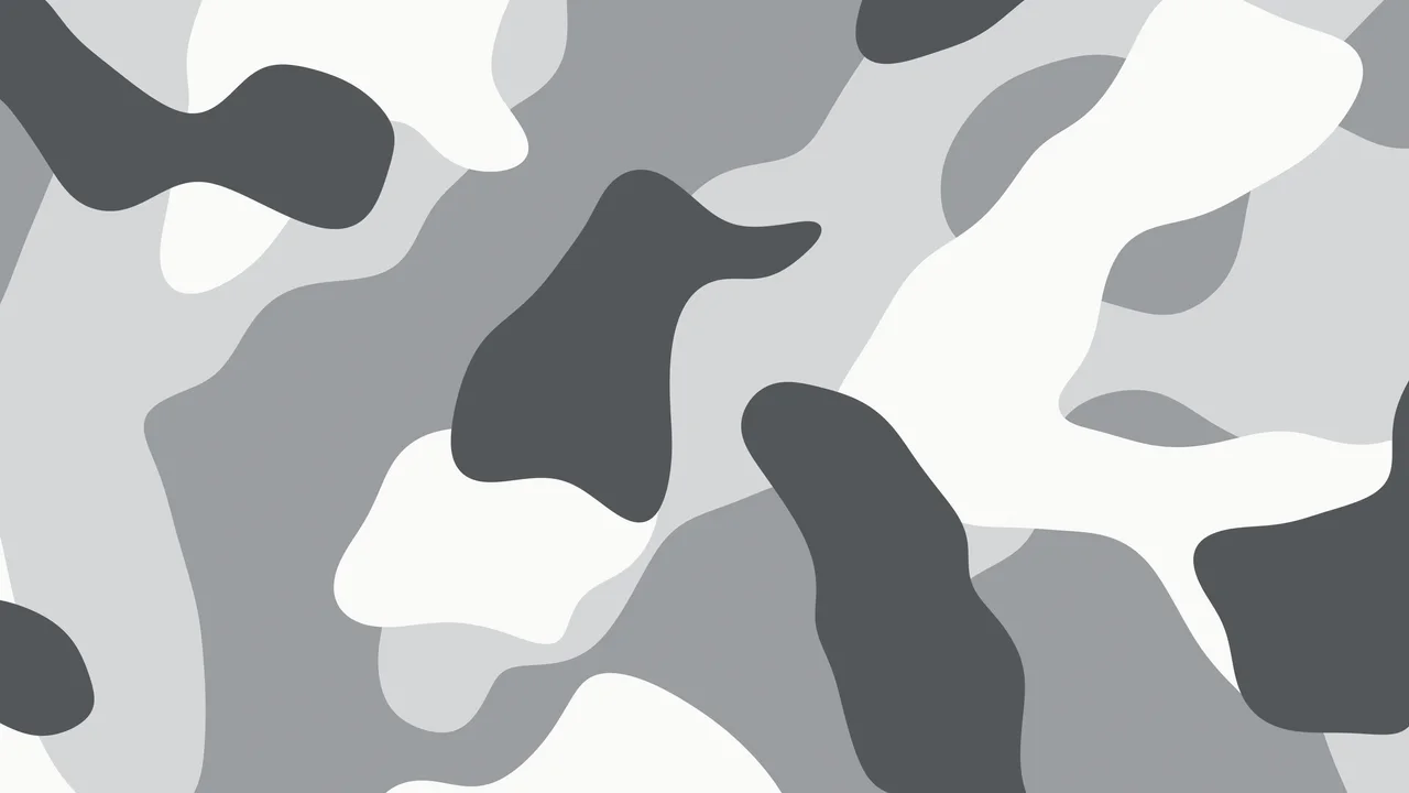 Gray and White Camo desktop wallpaper in 4K