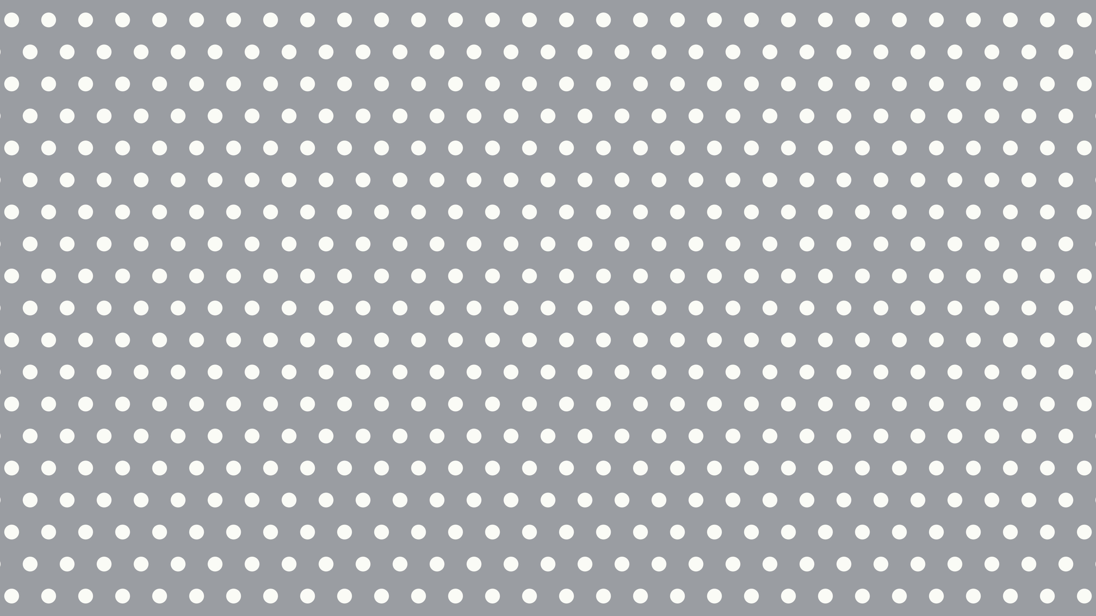 Gray and White Mini Polka Dot desktop wallpaper in 4K