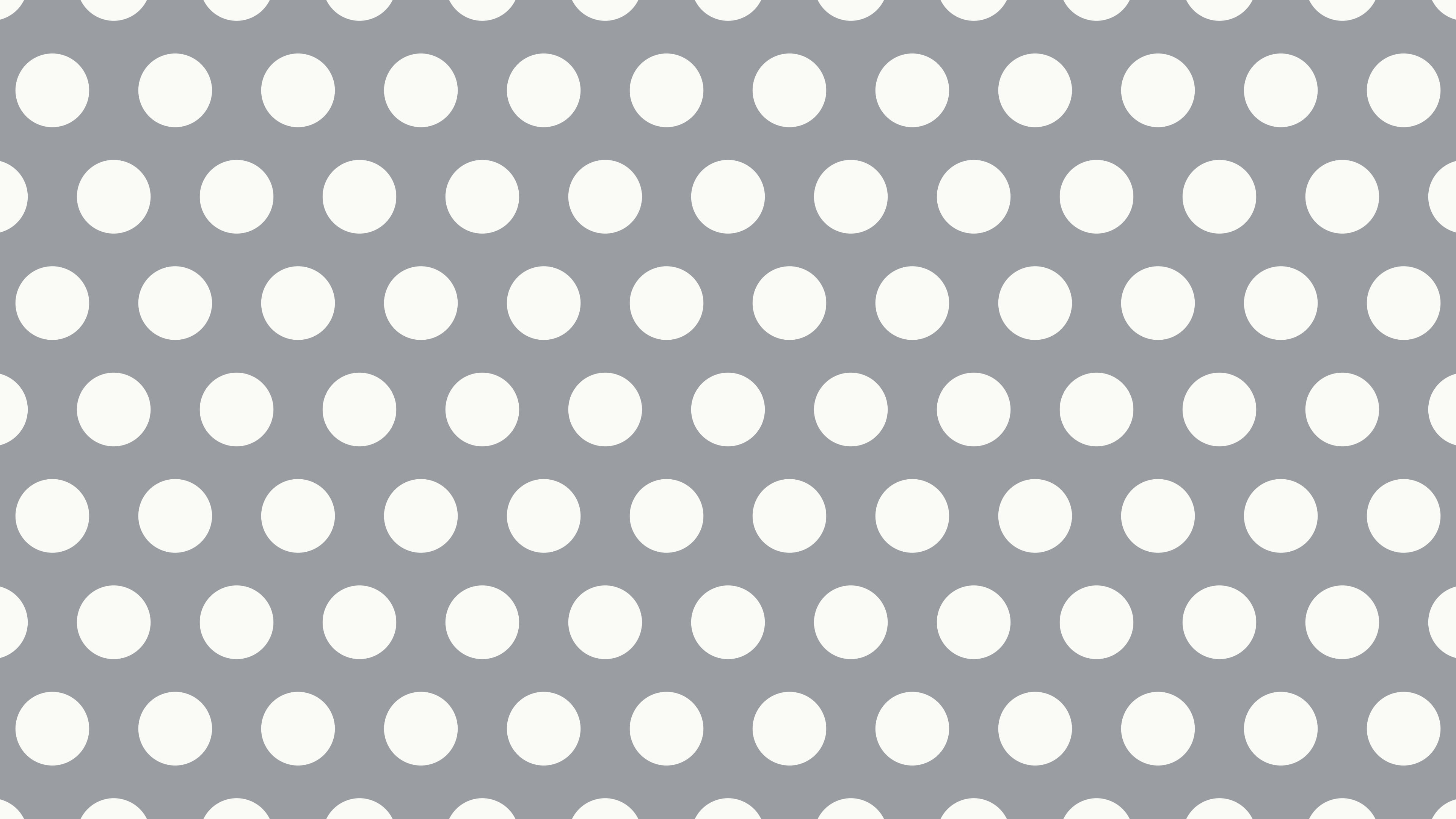 Gray and White Polka Dot desktop wallpaper in 4K