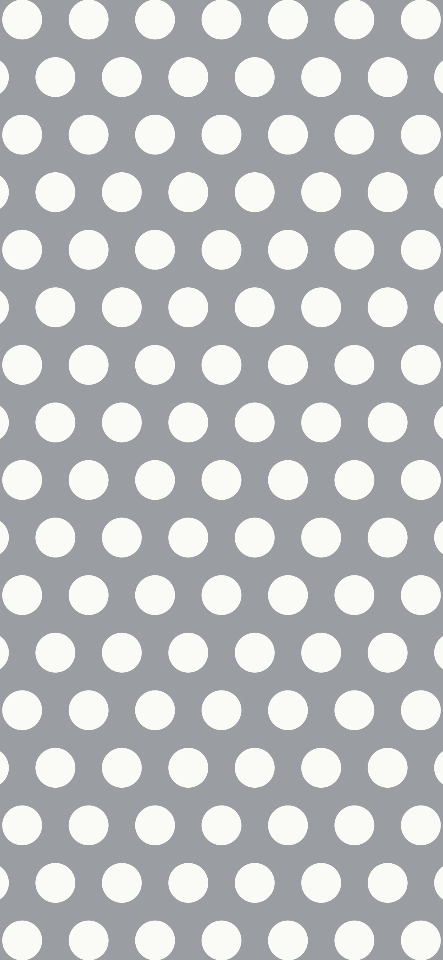 Gray and White Polka Dot wallpaper for iPhone and Android