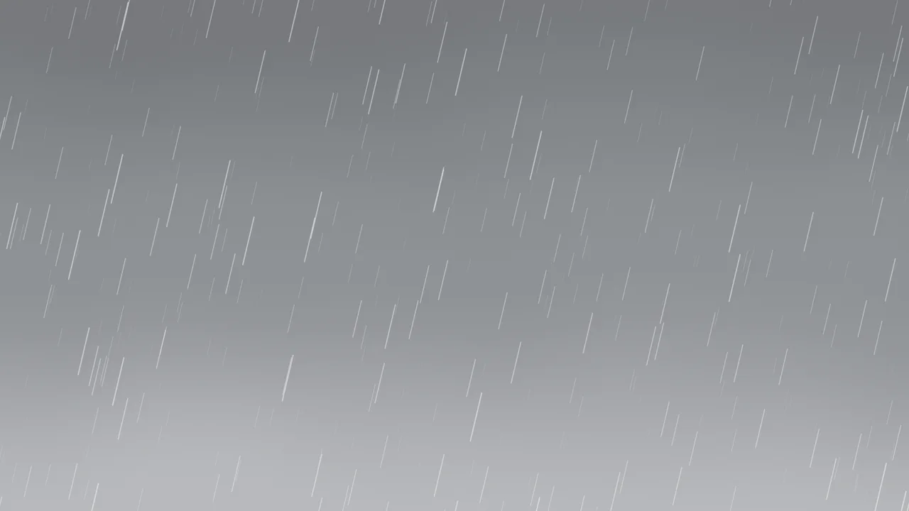 Gray Falling Rain desktop wallpaper in 4K