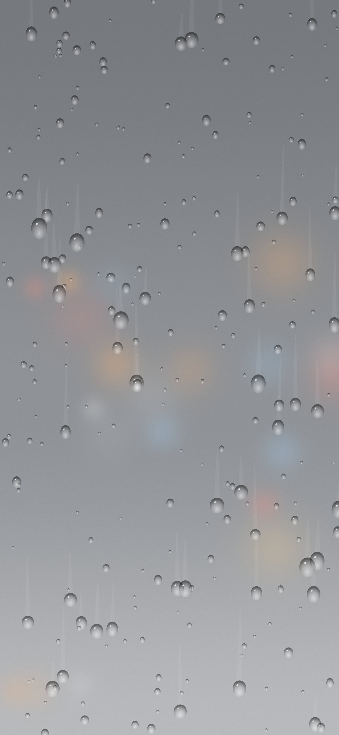 Gray Rainy Window wallpaper for iPhone and Android