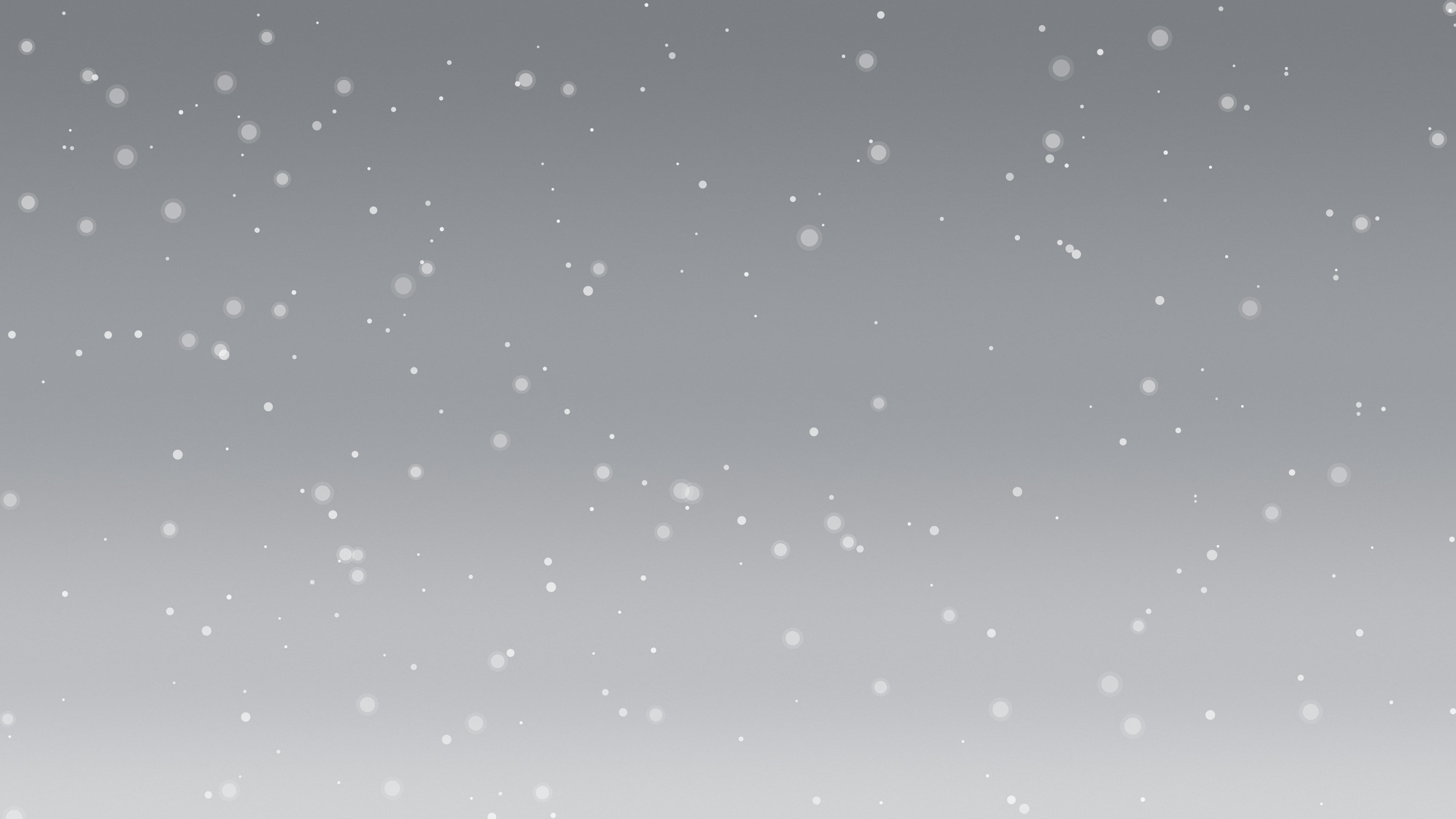 Gray Snowfall desktop wallpaper in 4K