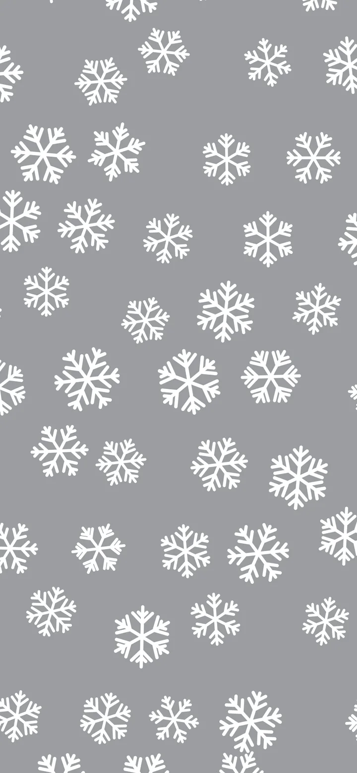 Gray Snowflake Pattern wallpaper for iPhone and Android