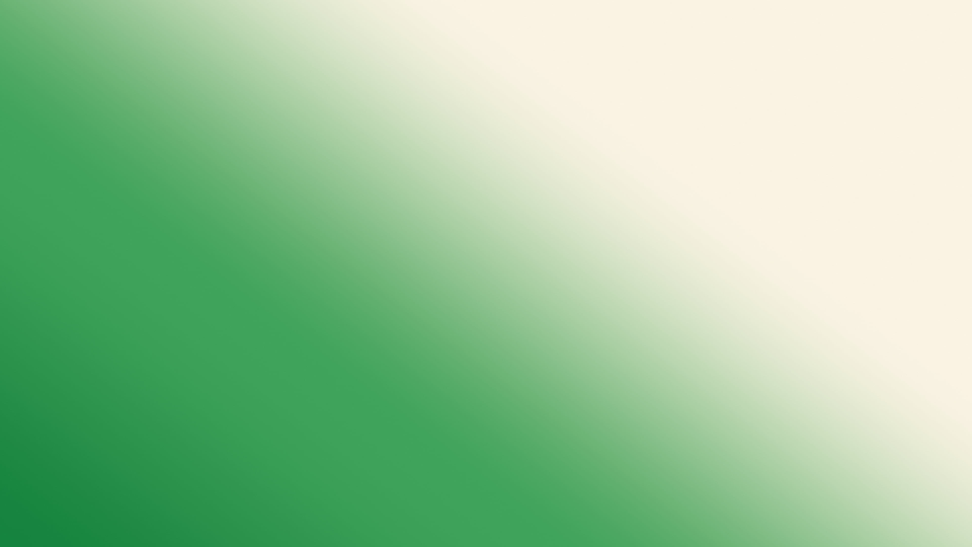 Green and Cream Diagonal Ombre Gradient desktop wallpaper in 4K