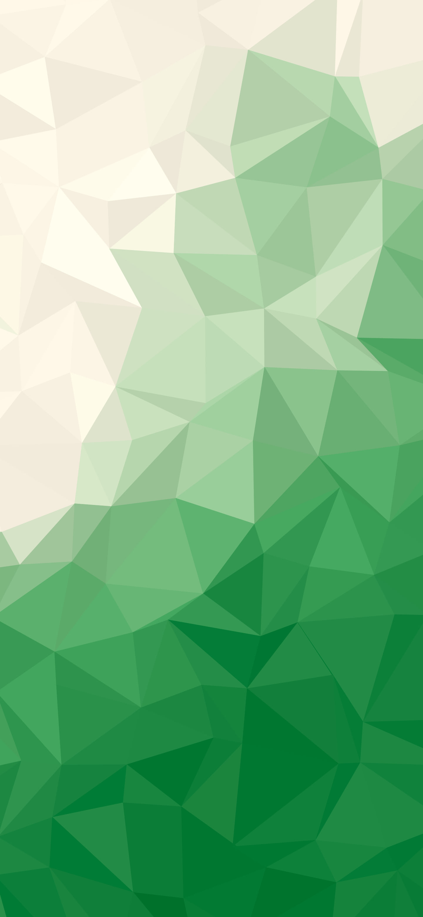 Green and Cream Low Poly wallpaper for iPhone and Android