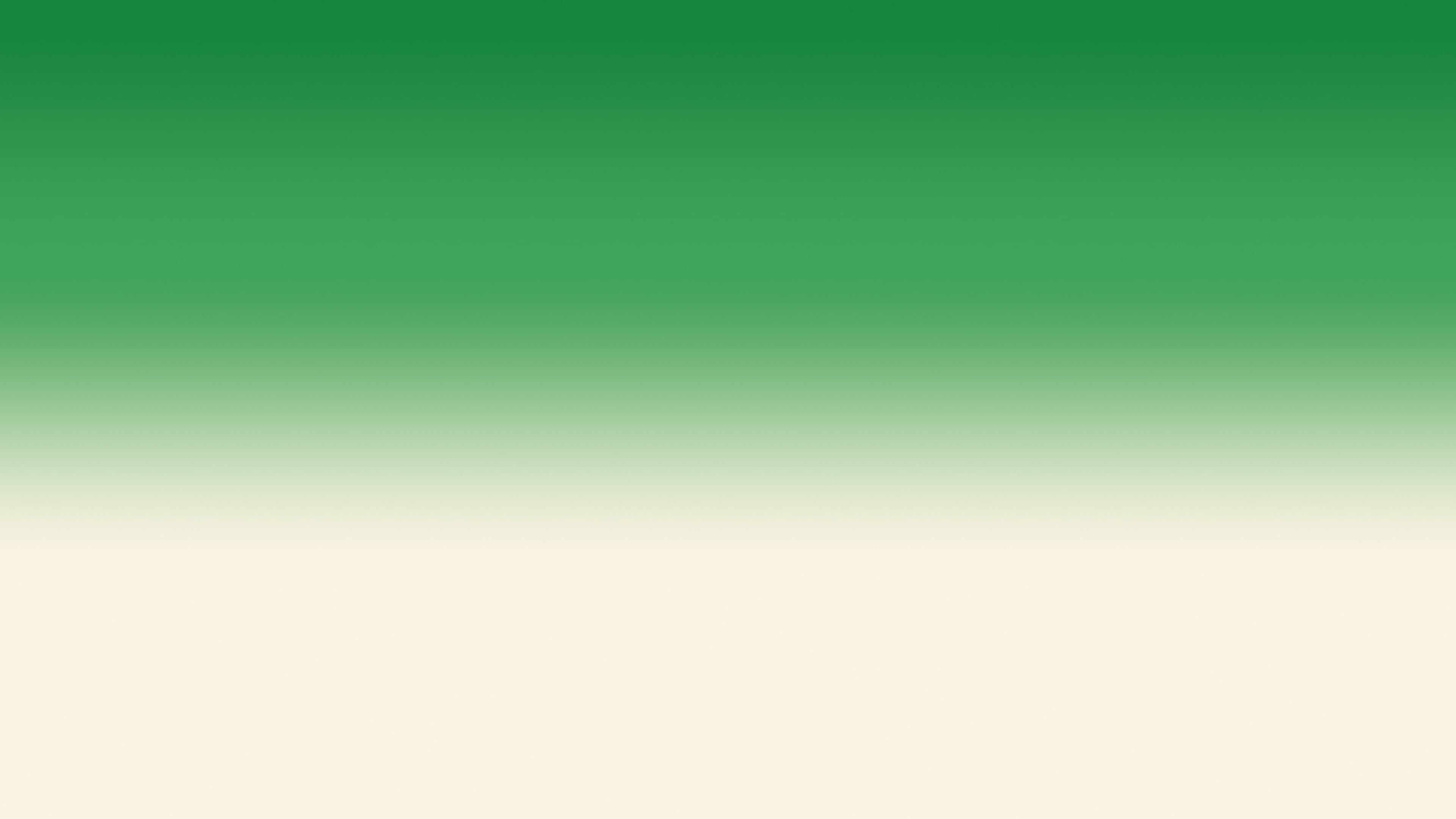 Green and Cream Ombre Gradient desktop wallpaper in 4K