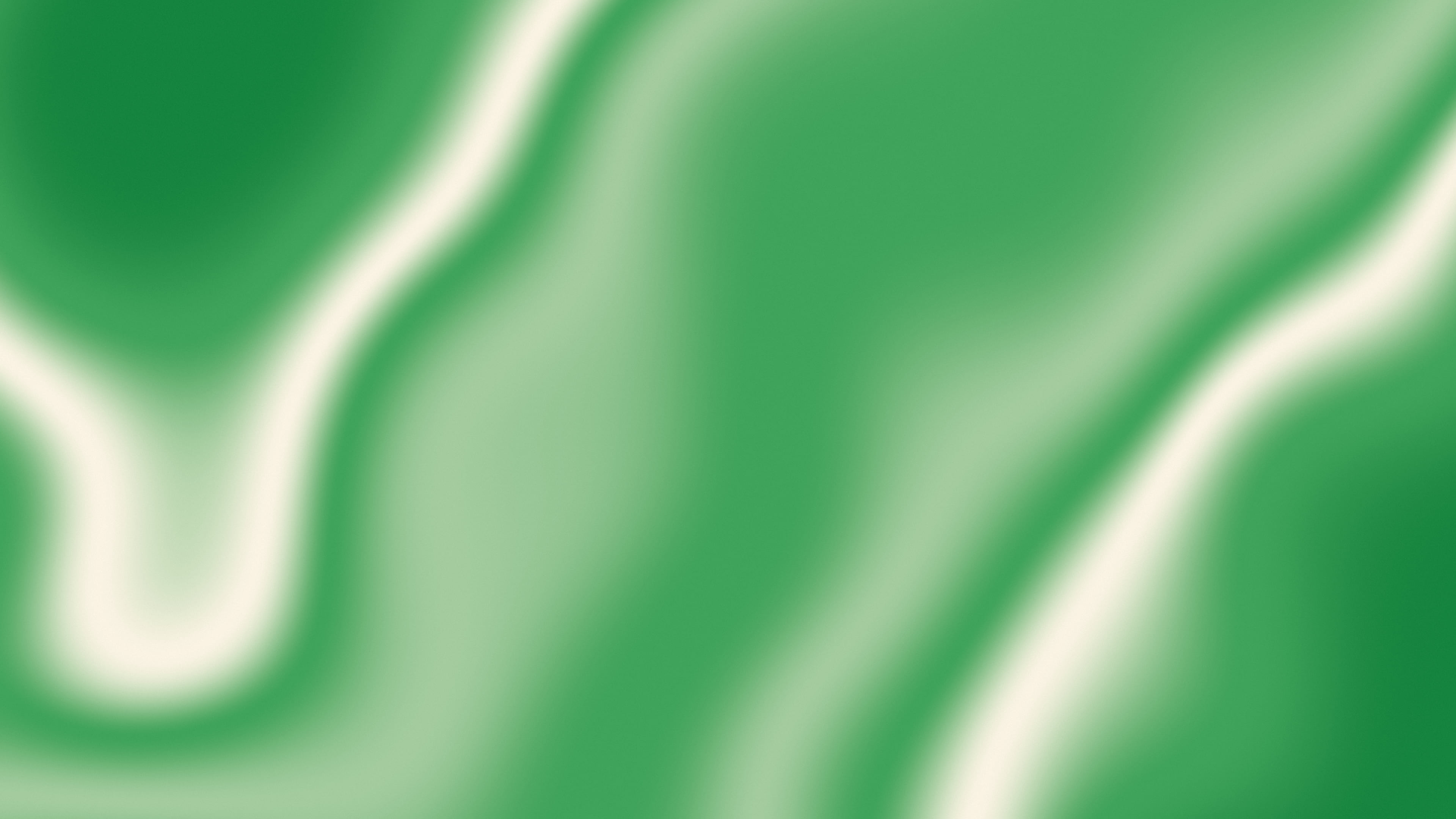 Green and Cream Silky Gradient desktop wallpaper in 4K