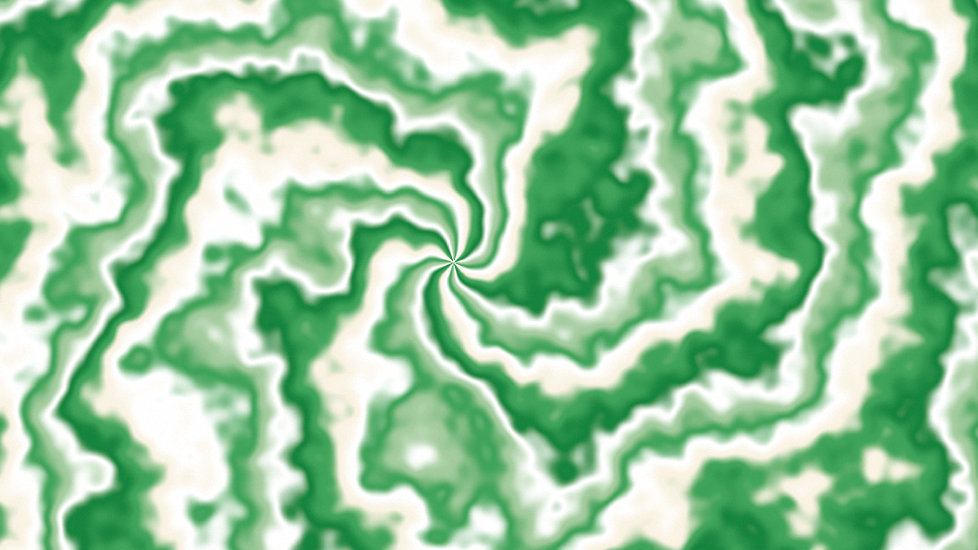 Green and Cream Spiral Tie Dye desktop wallpaper in 4K