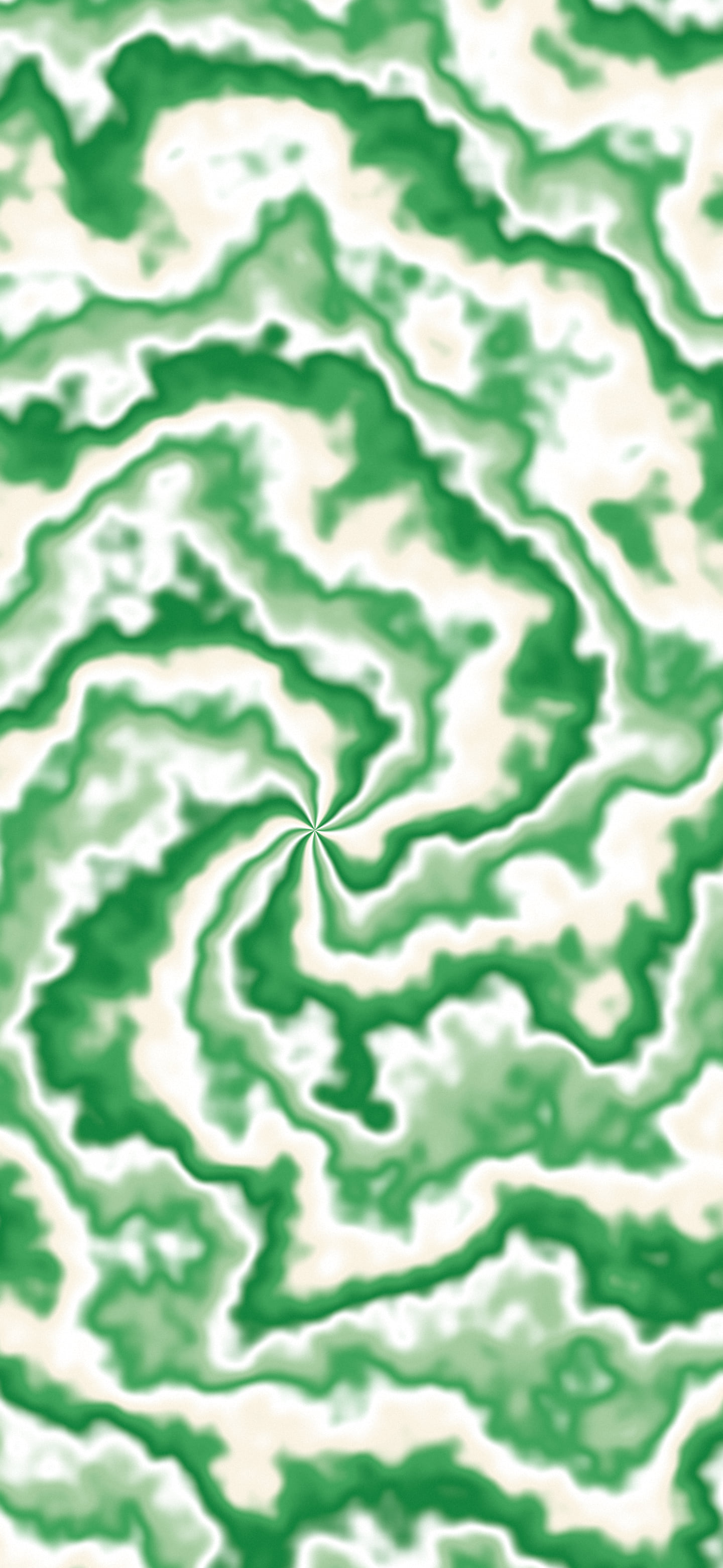 Green and Cream Spiral Tie Dye wallpaper for iPhone and Android