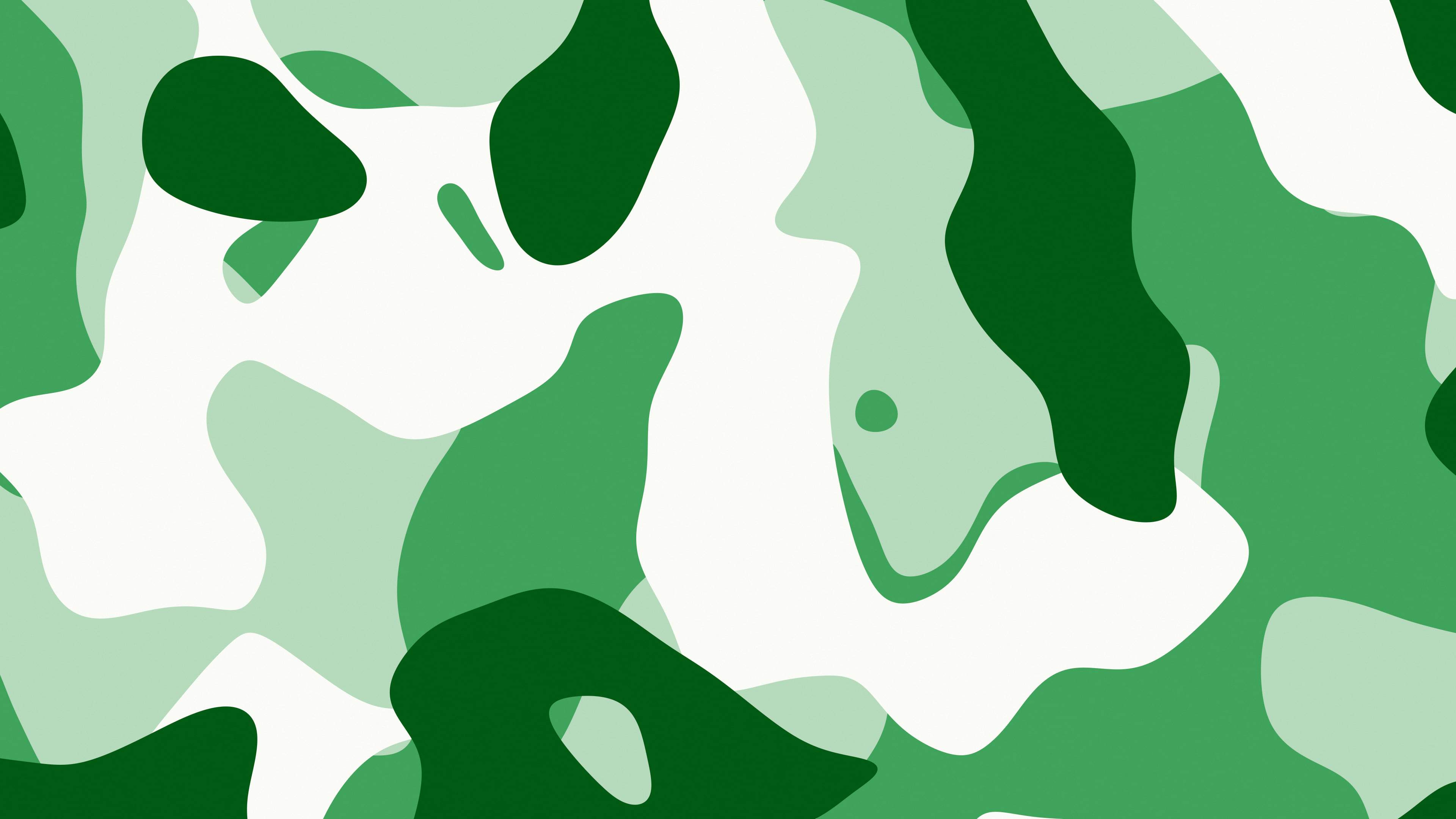 Green and White Camo desktop wallpaper in 4K