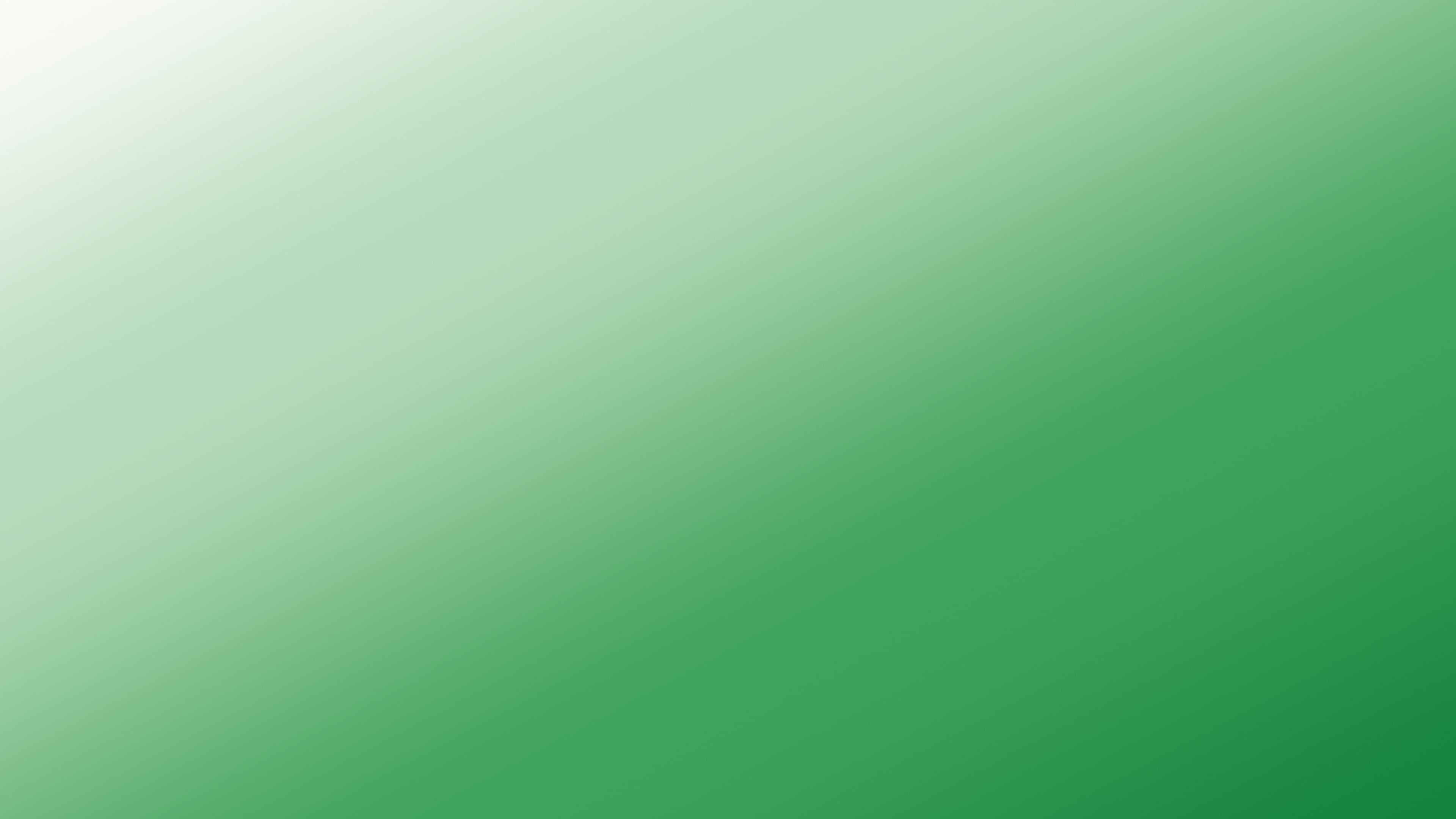 Green and White Diagonal Ombre Gradient desktop wallpaper in 4K
