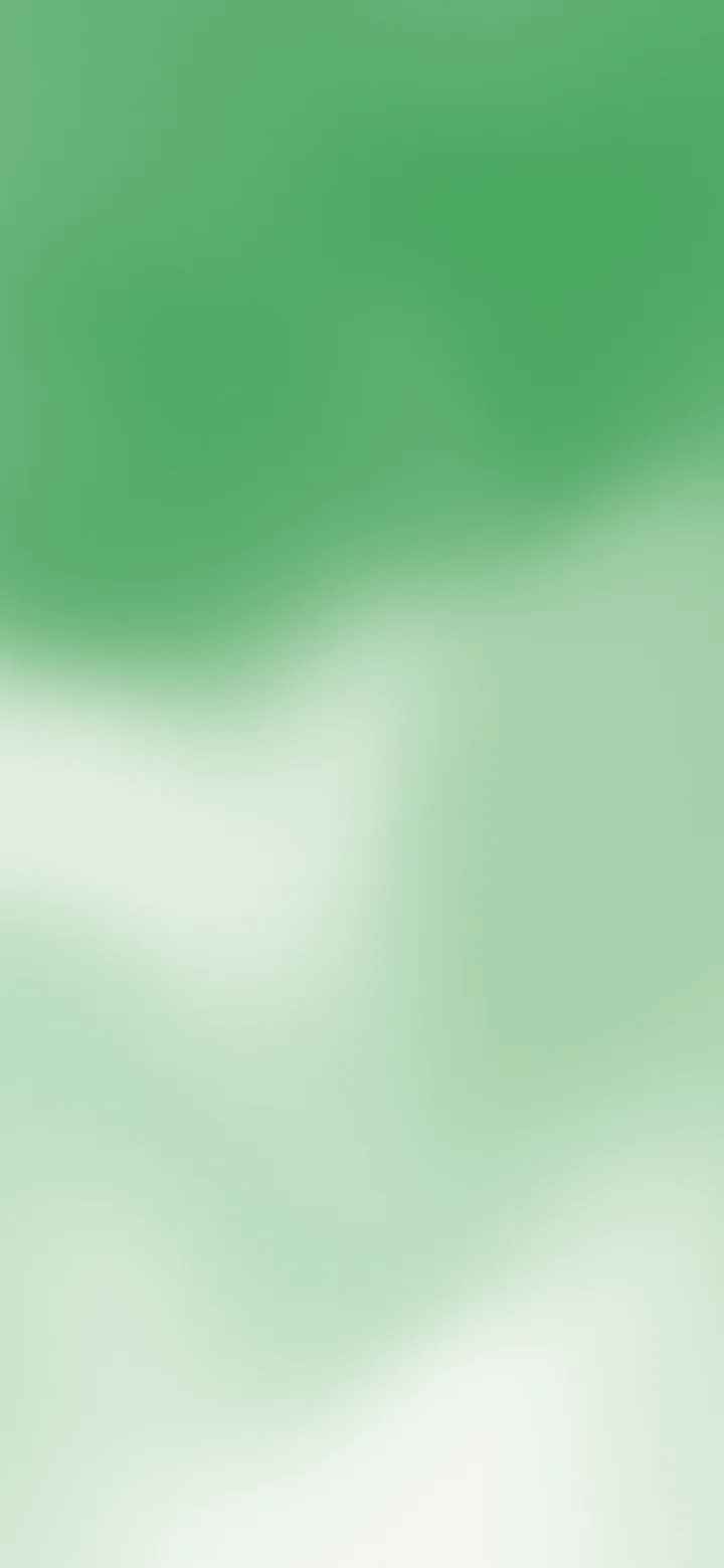 Green and White Mesh Gradient wallpaper for iPhone and Android