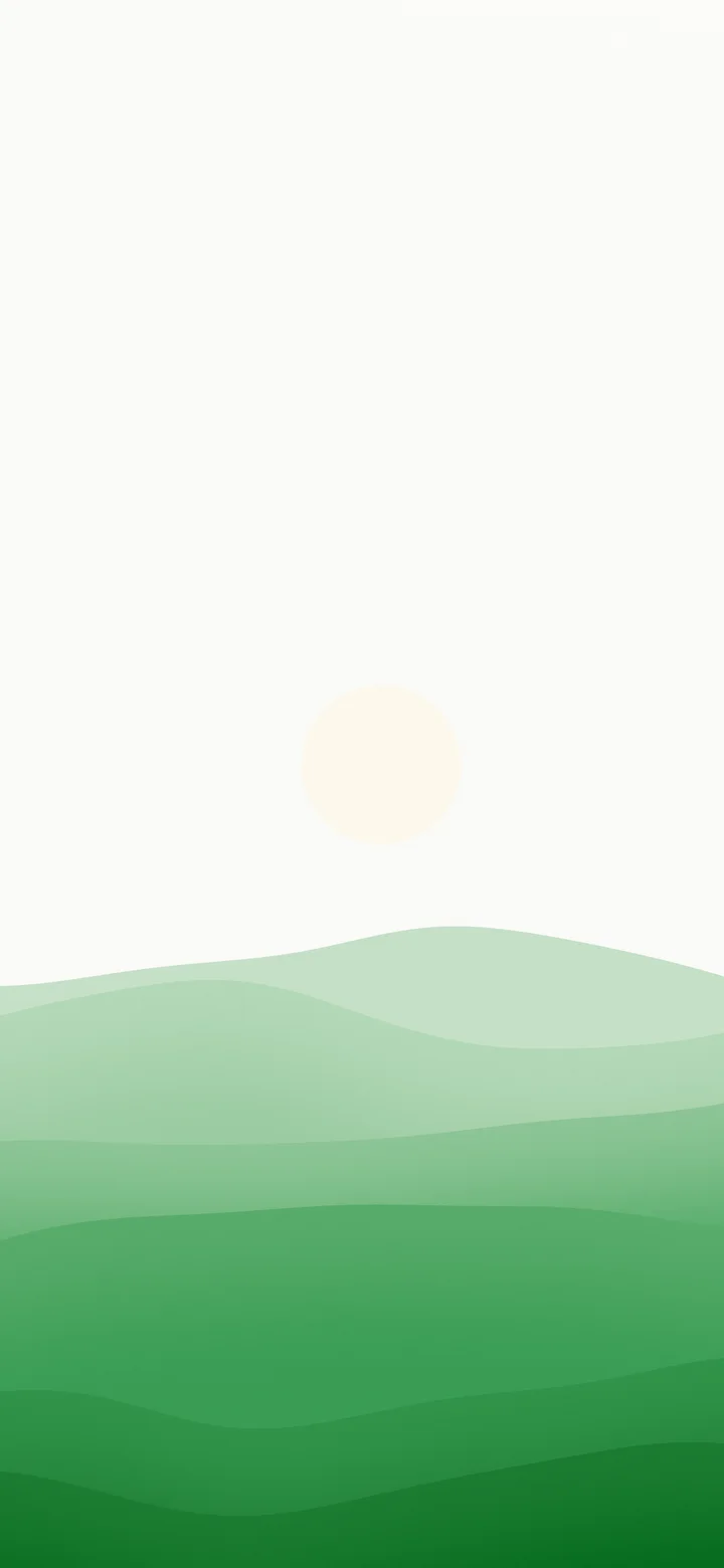 Green and White Minimalist Desert Dunes wallpaper for iPhone and Android
