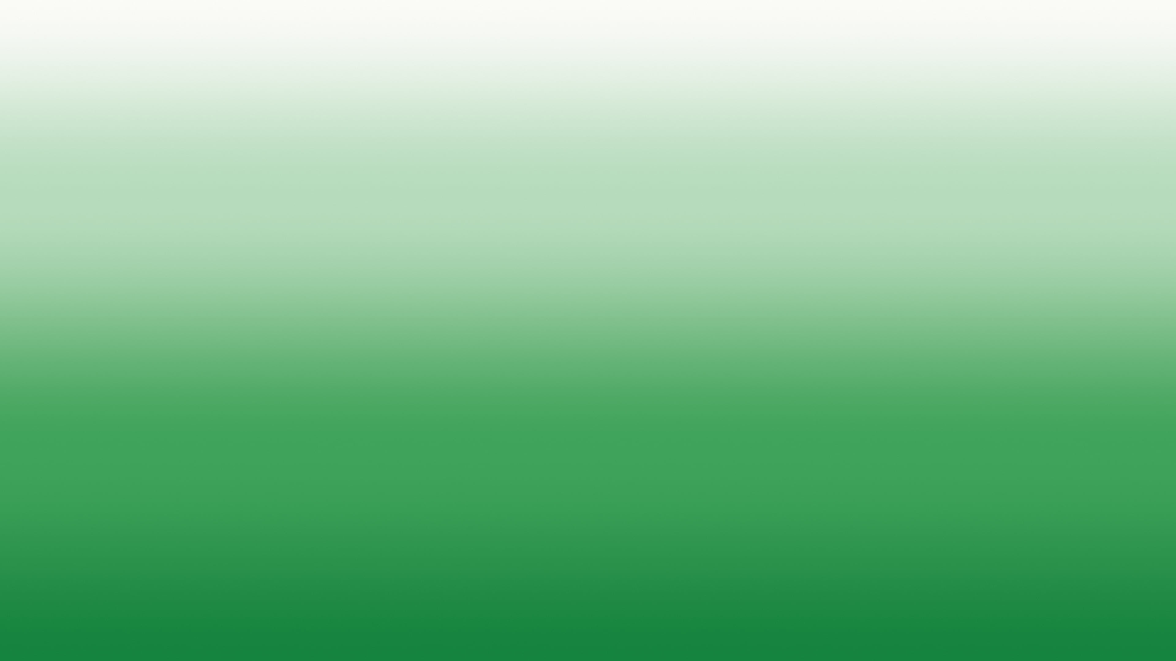 Green and White Ombre Gradient desktop wallpaper in 4K