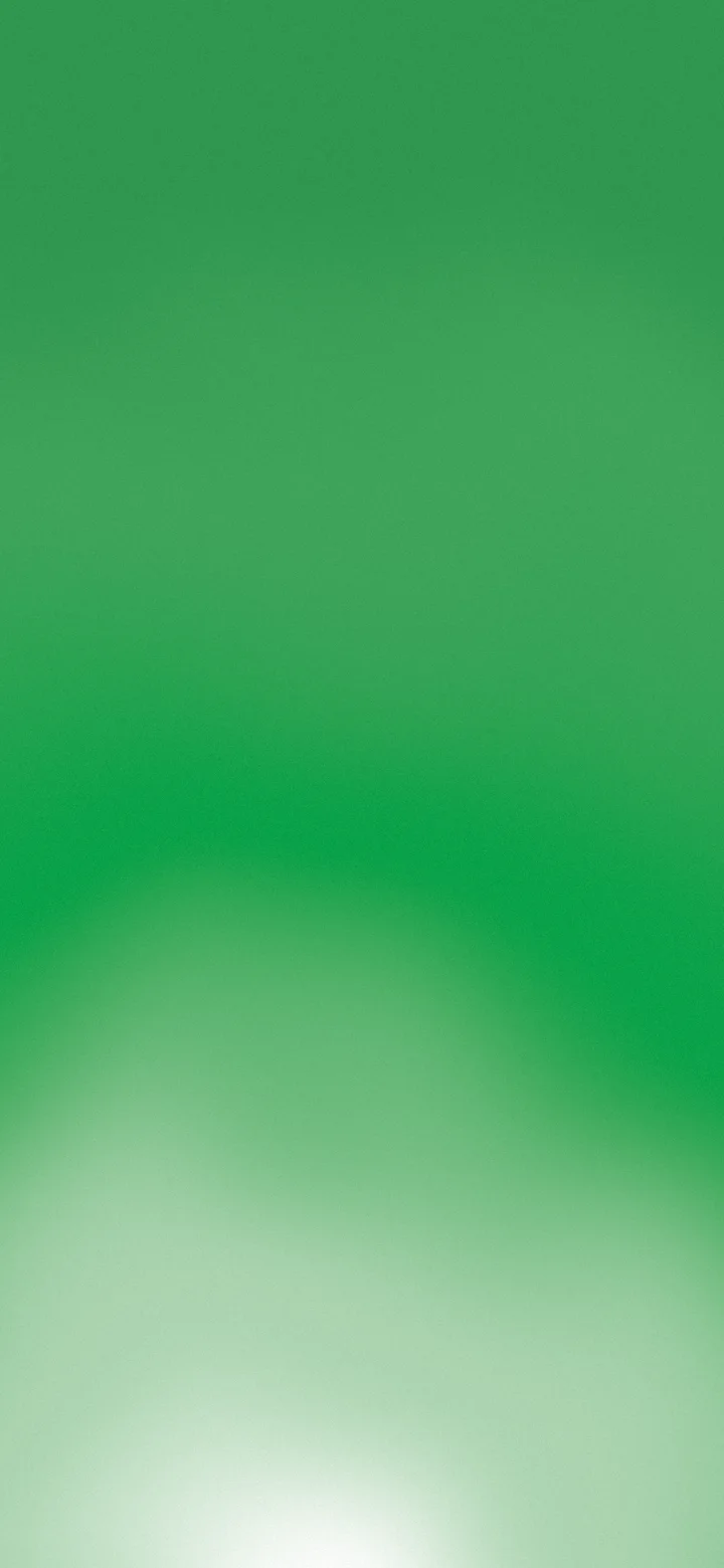 Green and White Sunrise Aura Gradient wallpaper for iPhone and Android