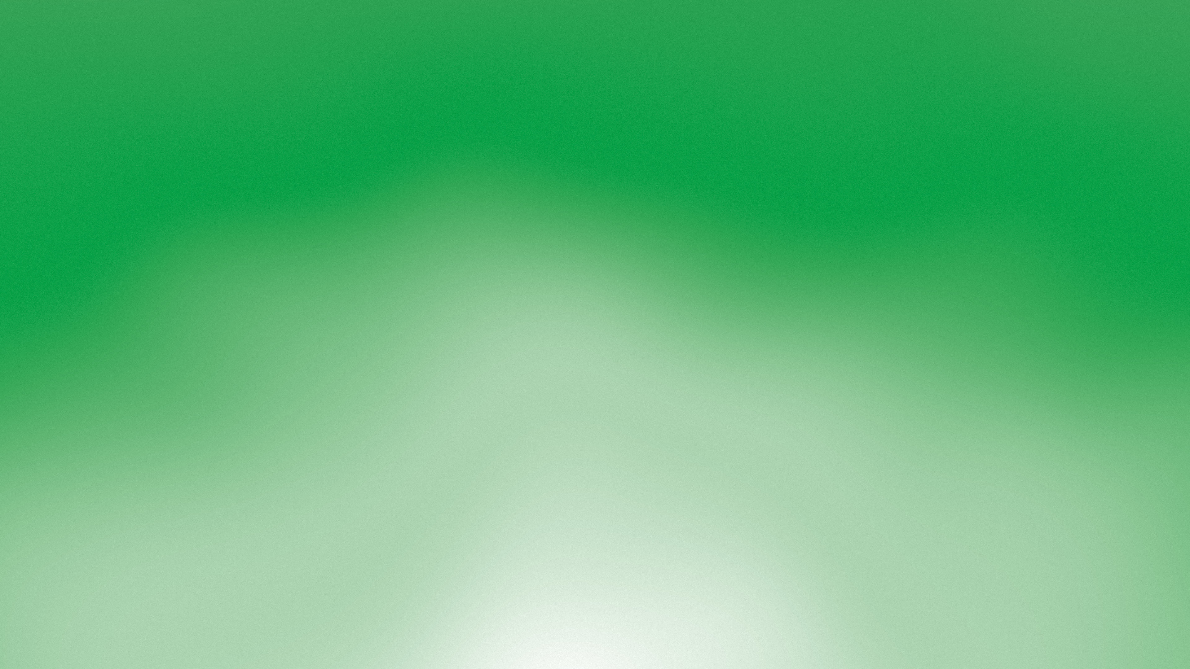 Green and White Sunrise Aura Gradient desktop wallpaper in 4K