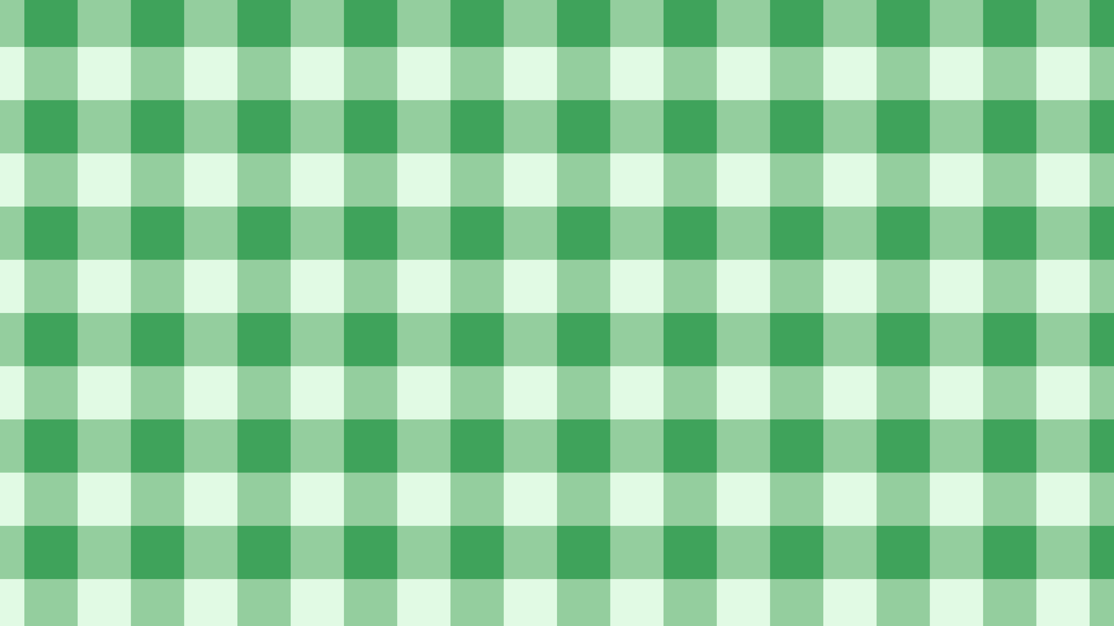 Green Gingham desktop wallpaper in 4K