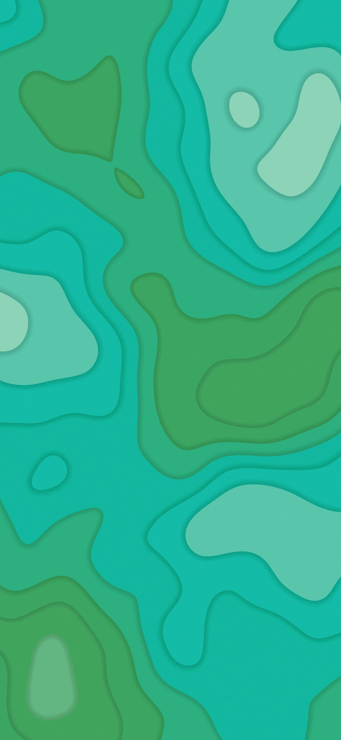 Green Layered Topographic wallpaper for iPhone and Android