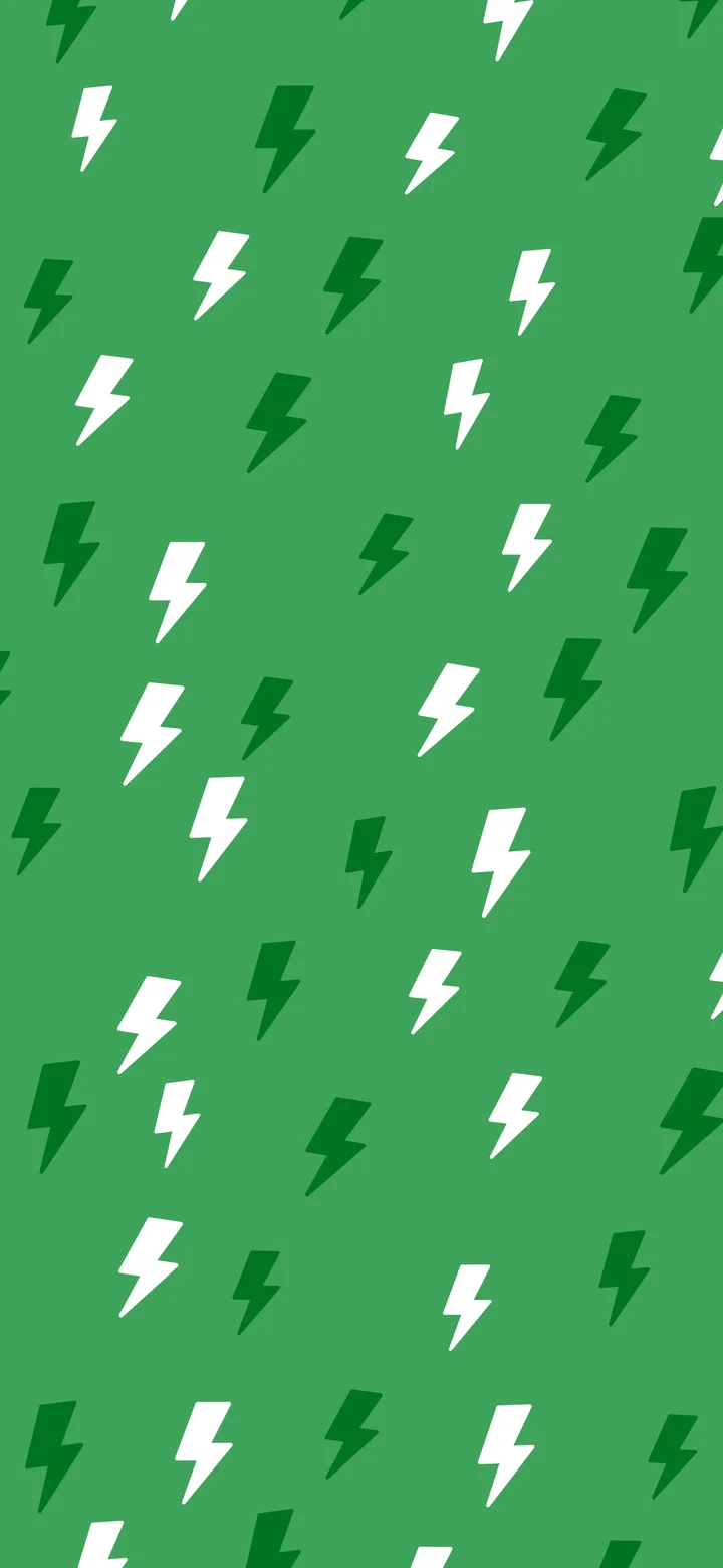 Green Lightning Bolt Pattern wallpaper for iPhone and Android