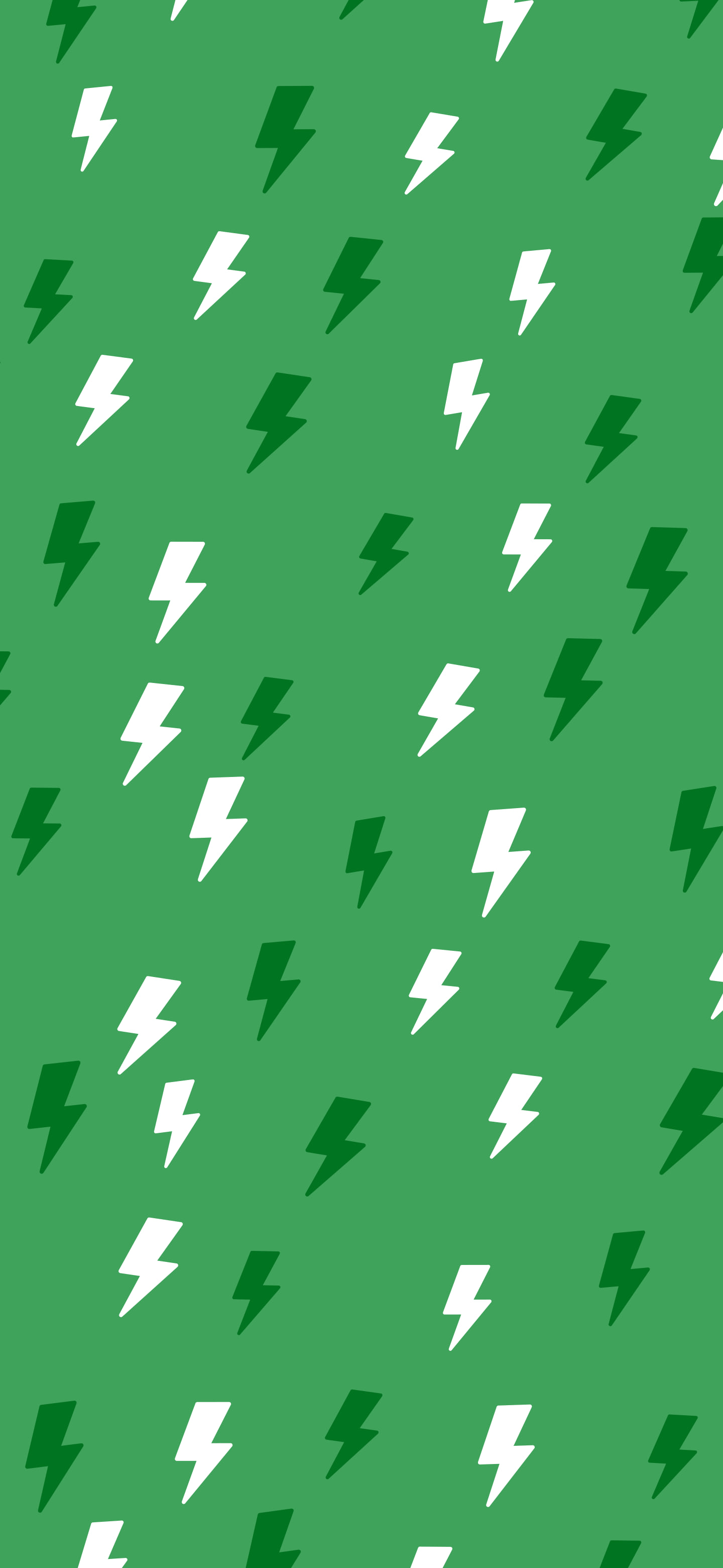 Green Lightning Bolt Pattern wallpaper for iPhone and Android
