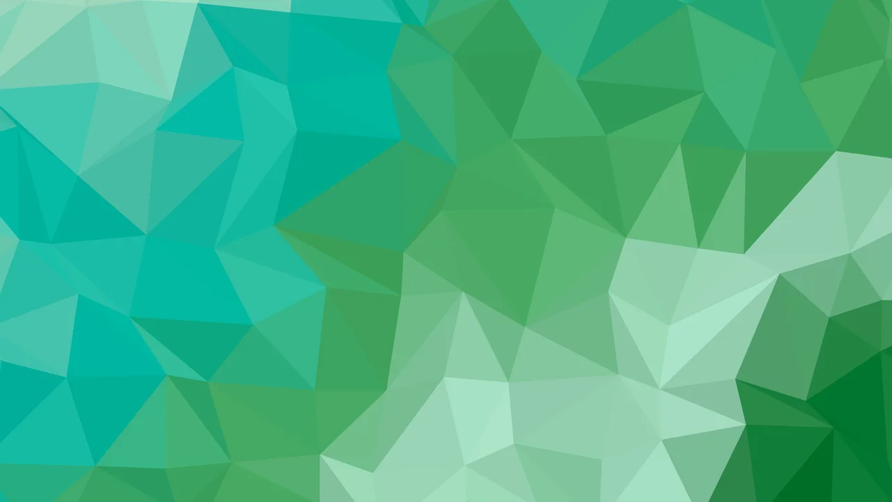 Green Low Poly desktop wallpaper in 4K