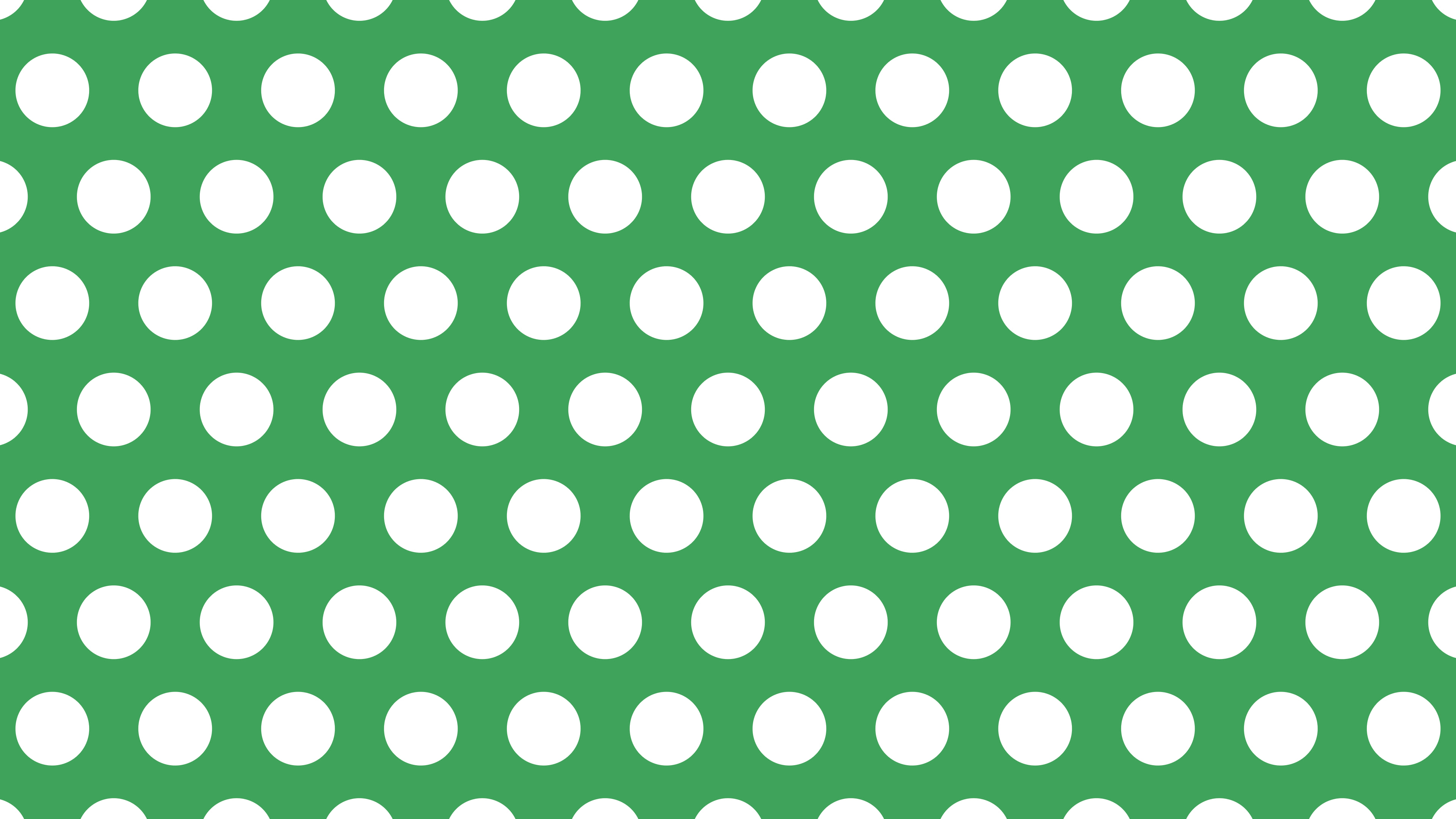 Green Polka Dot desktop wallpaper in 4K