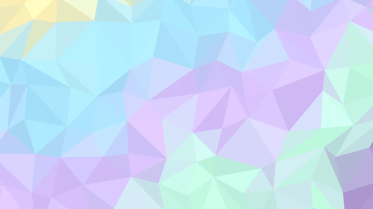 Holographic Low Poly desktop wallpaper in 4K