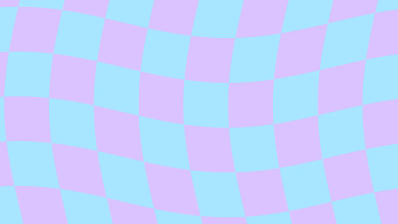 Holographic Wavy Checkered desktop wallpaper in 4K