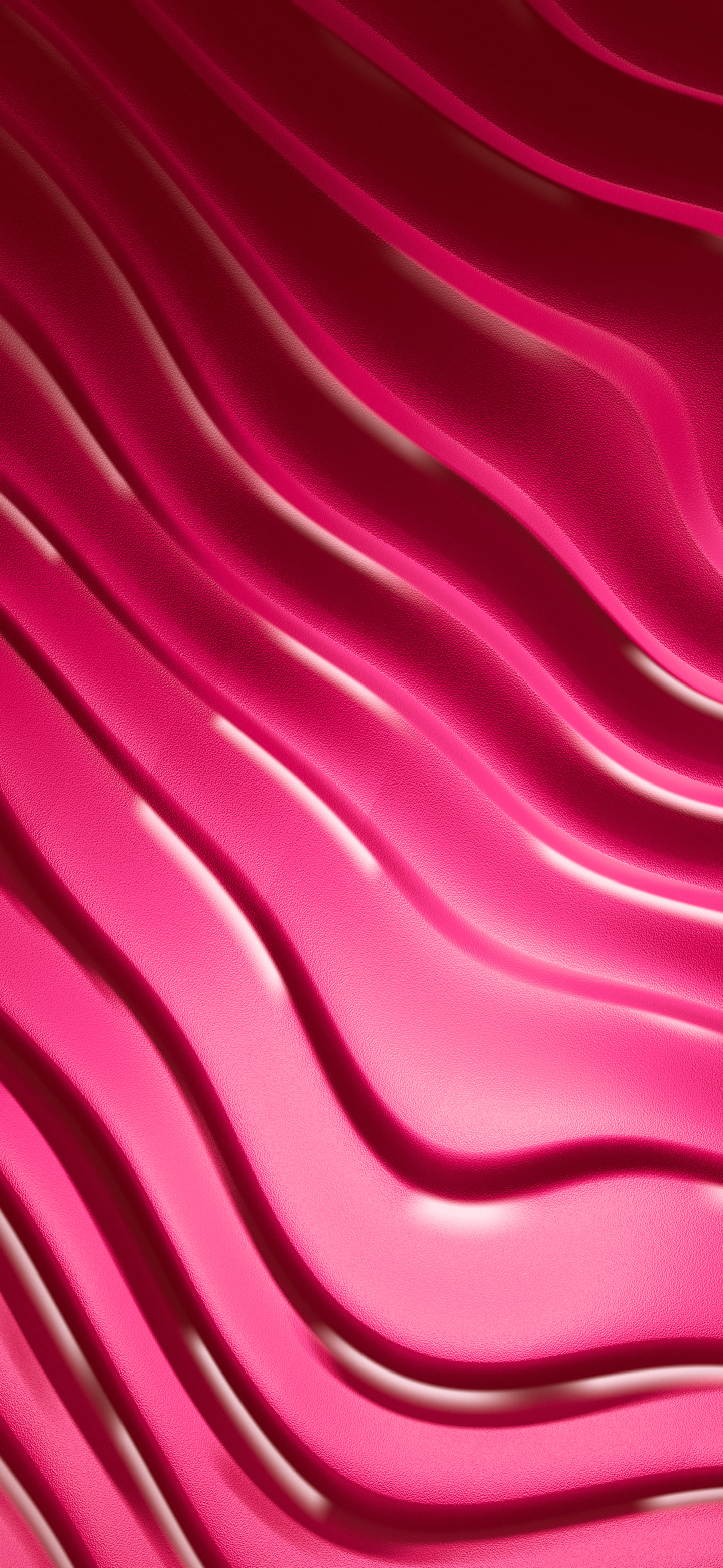 Hot Pink 3D Wave Lines wallpaper for iPhone and Android