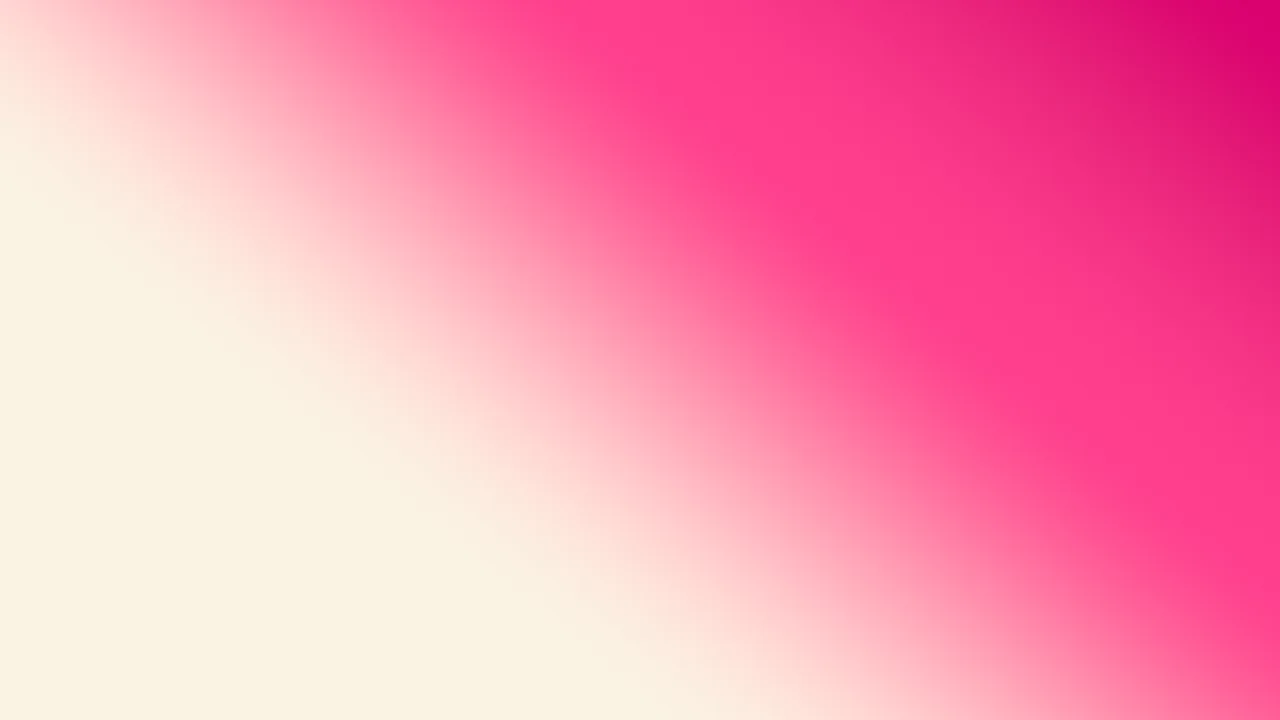 Hot Pink and Cream Diagonal Ombre Gradient desktop wallpaper in 4K