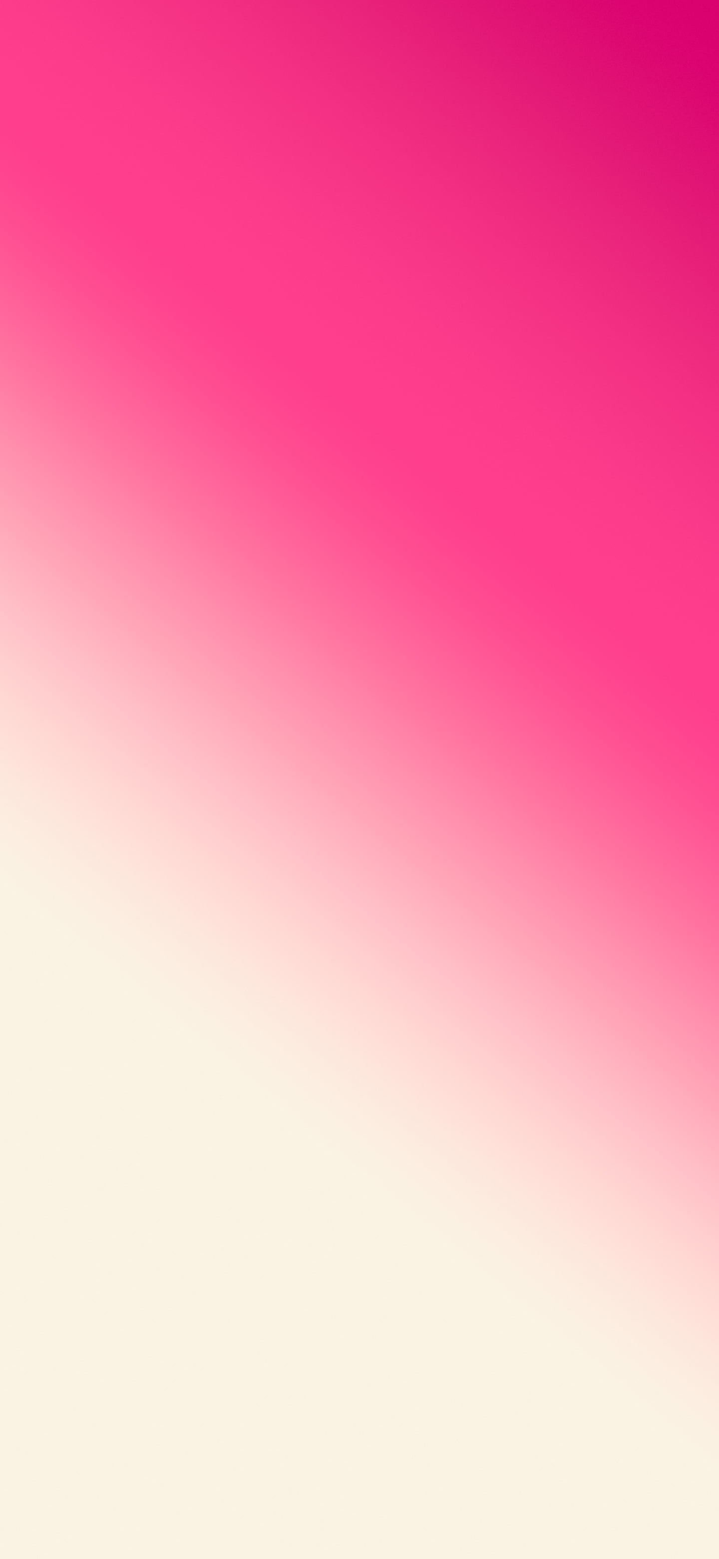 Hot Pink and Cream Diagonal Ombre Gradient wallpaper for iPhone and Android