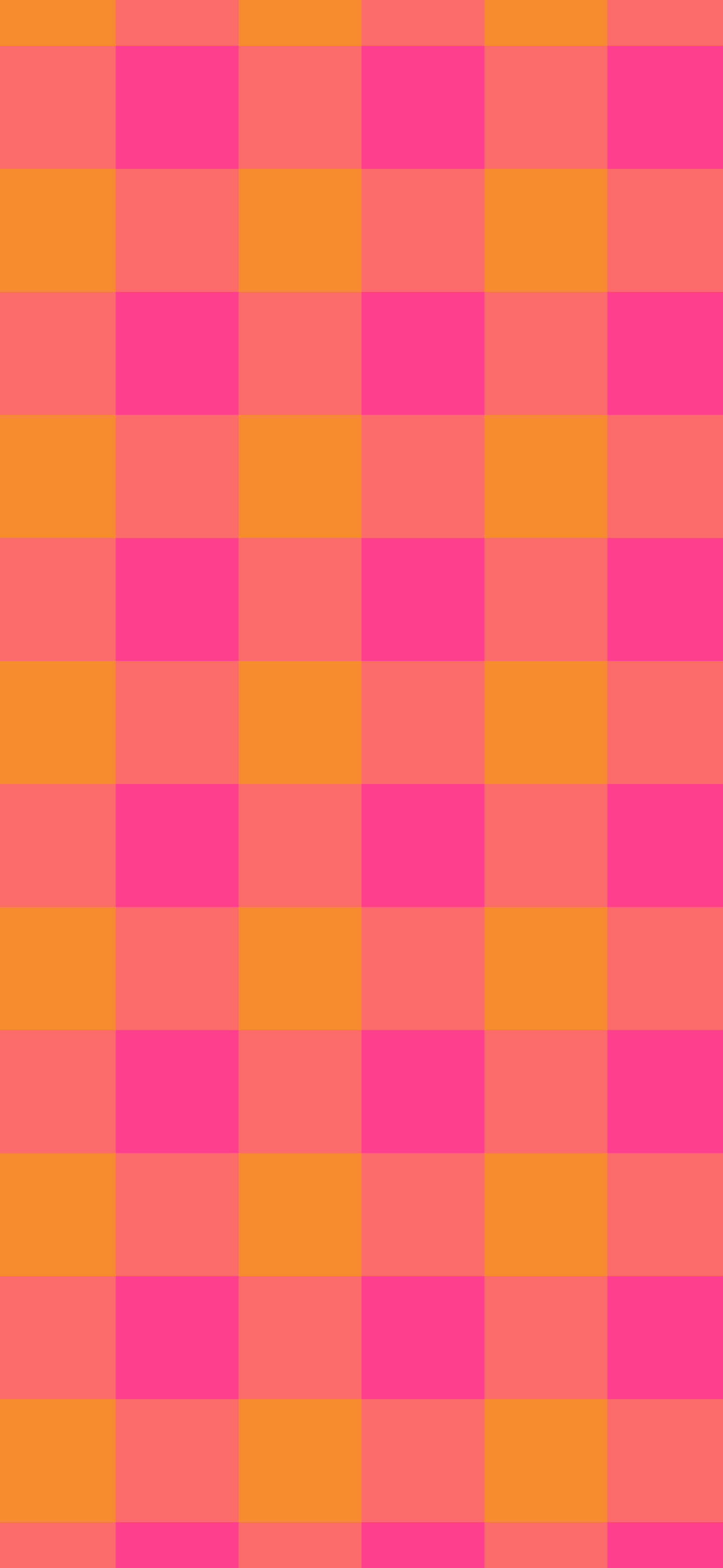 Hot Pink and Orange Buffalo Check Plaid wallpaper for iPhone and Android