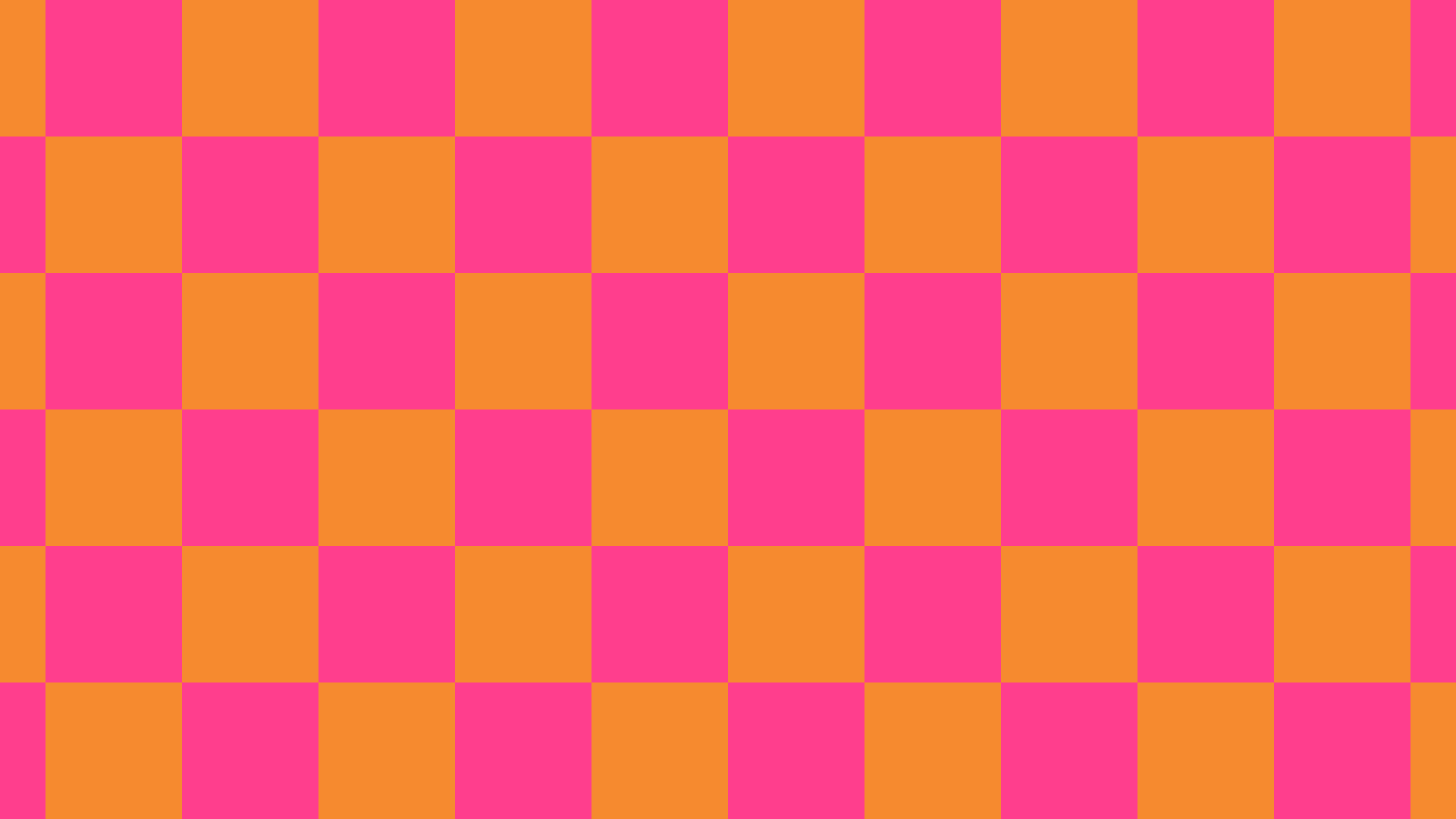 Hot Pink and Orange Checkered desktop wallpaper in 4K