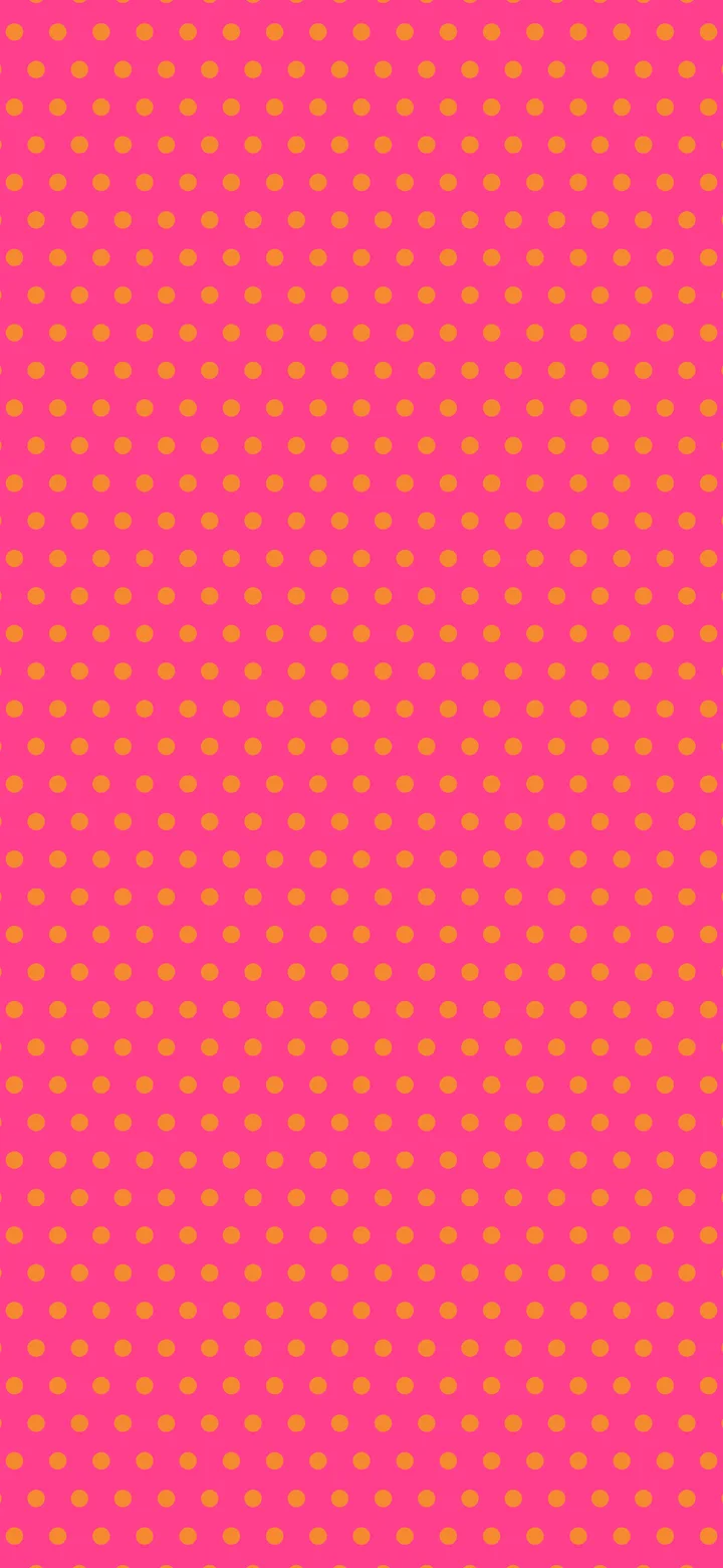 Hot Pink and Orange Mini Polka Dot wallpaper for iPhone and Android