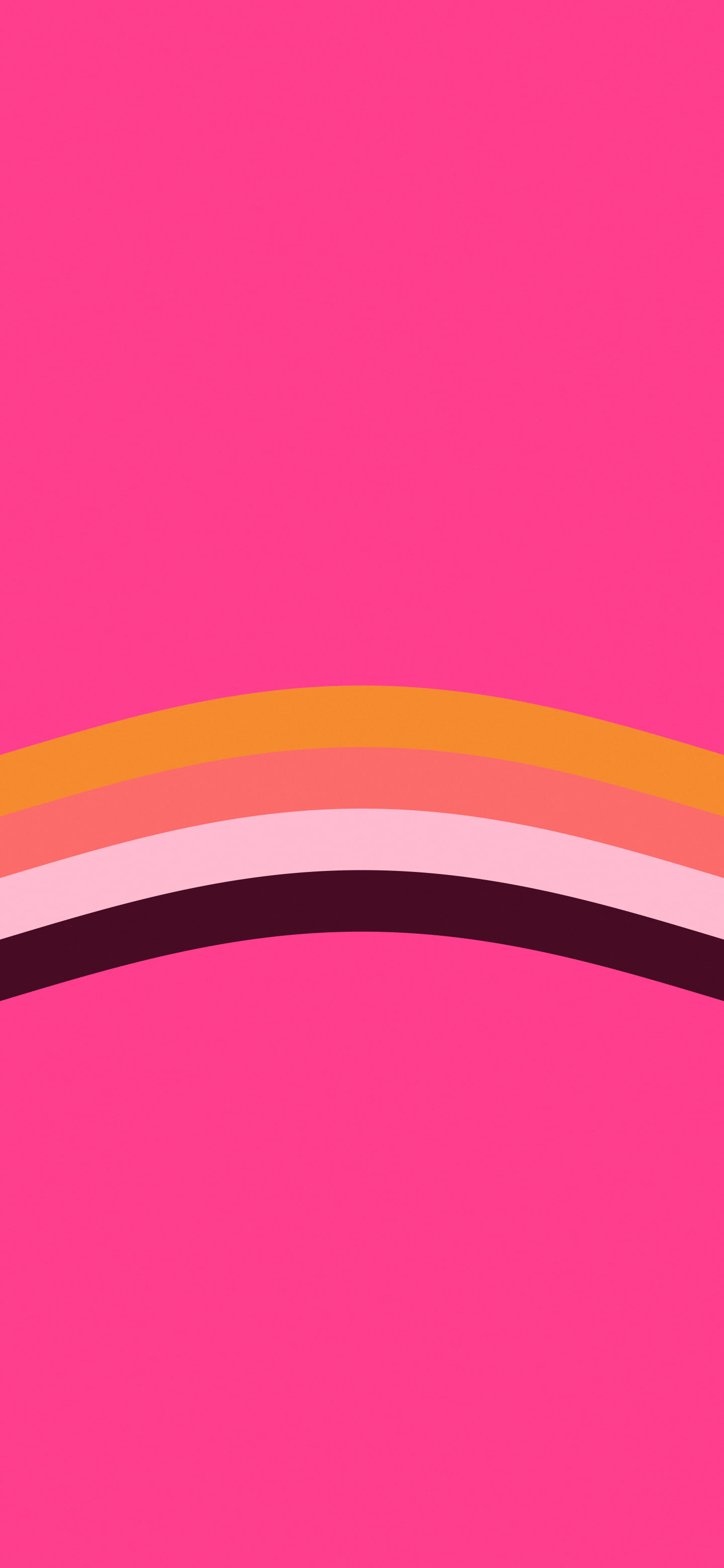 Hot Pink and Orange Retro Stripe wallpaper for iPhone and Android