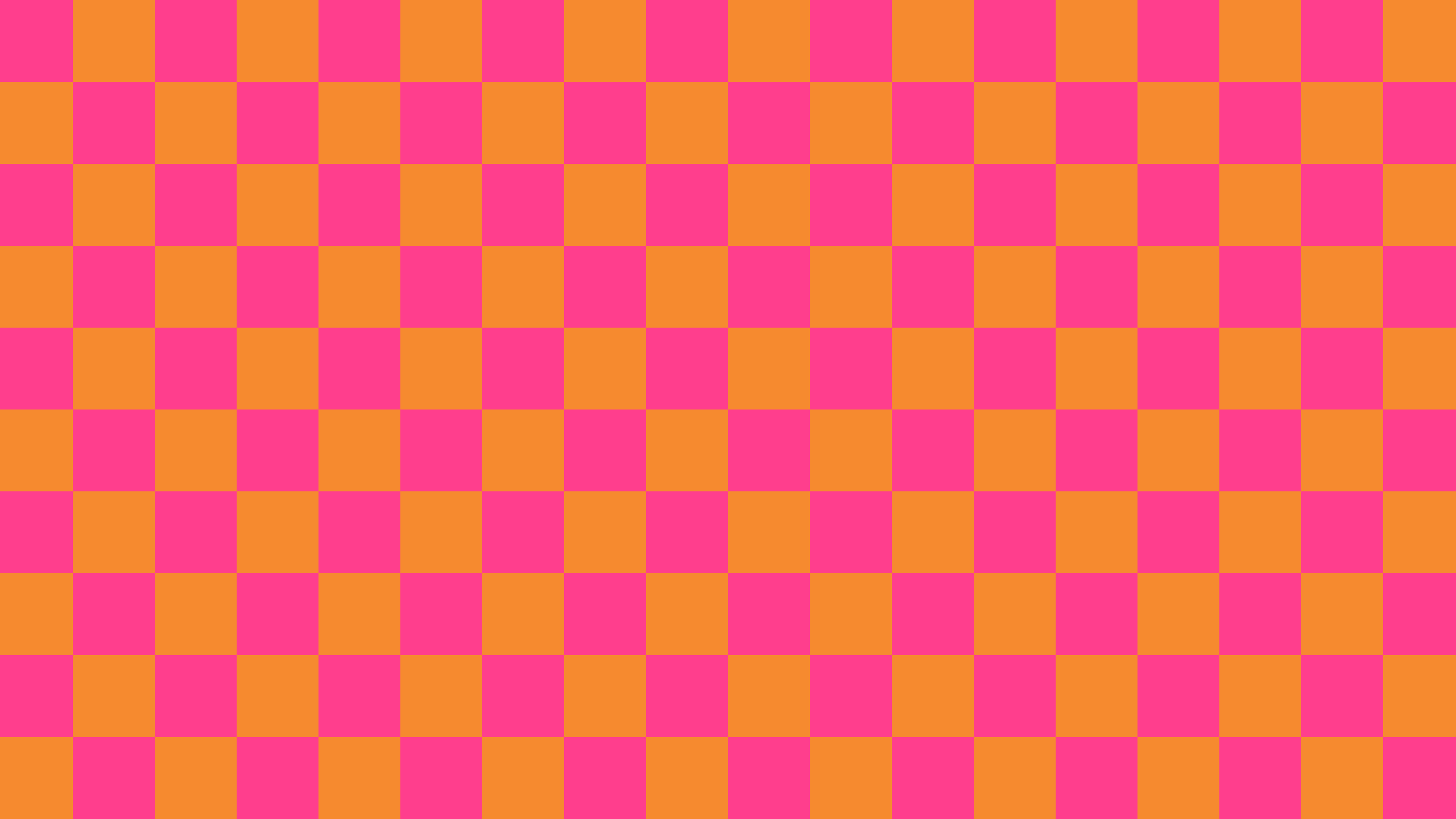 Hot Pink and Orange Small Checkered desktop wallpaper in 4K