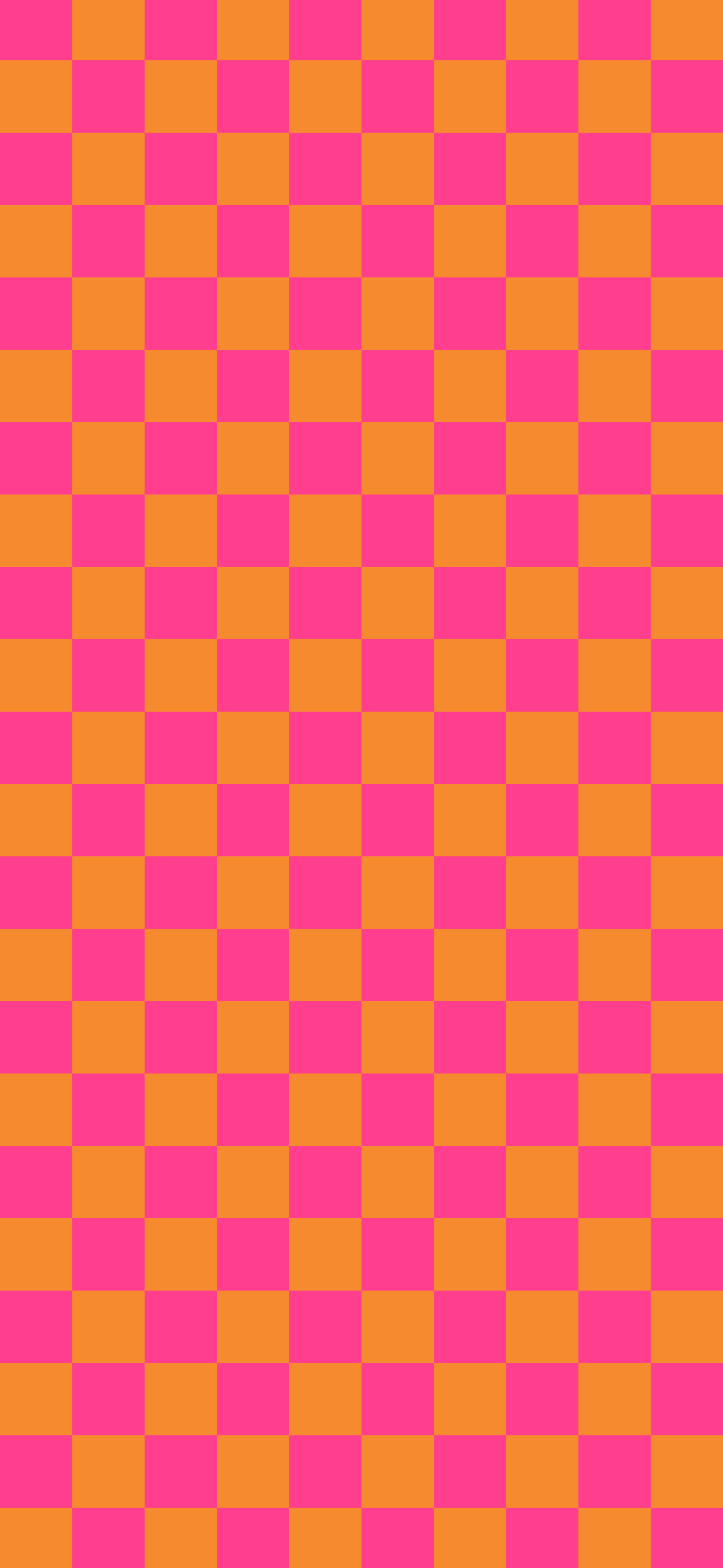 Hot Pink and Orange Small Checkered wallpaper for iPhone and Android