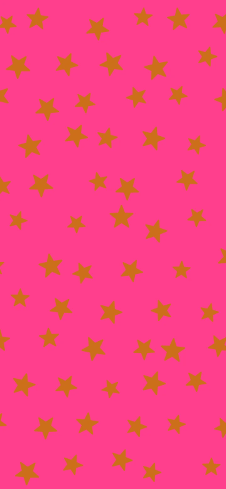 Hot Pink and Orange Star Pattern wallpaper for iPhone and Android