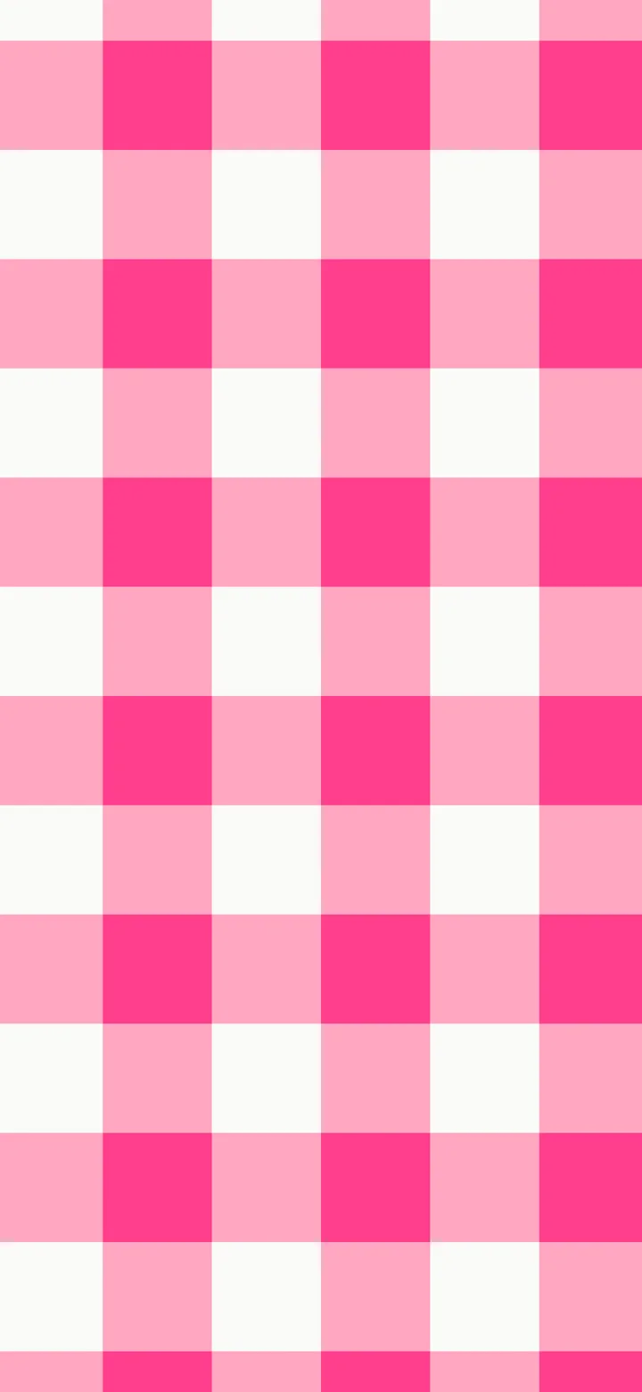 Hot Pink and White Buffalo Check Plaid wallpaper for iPhone and Android