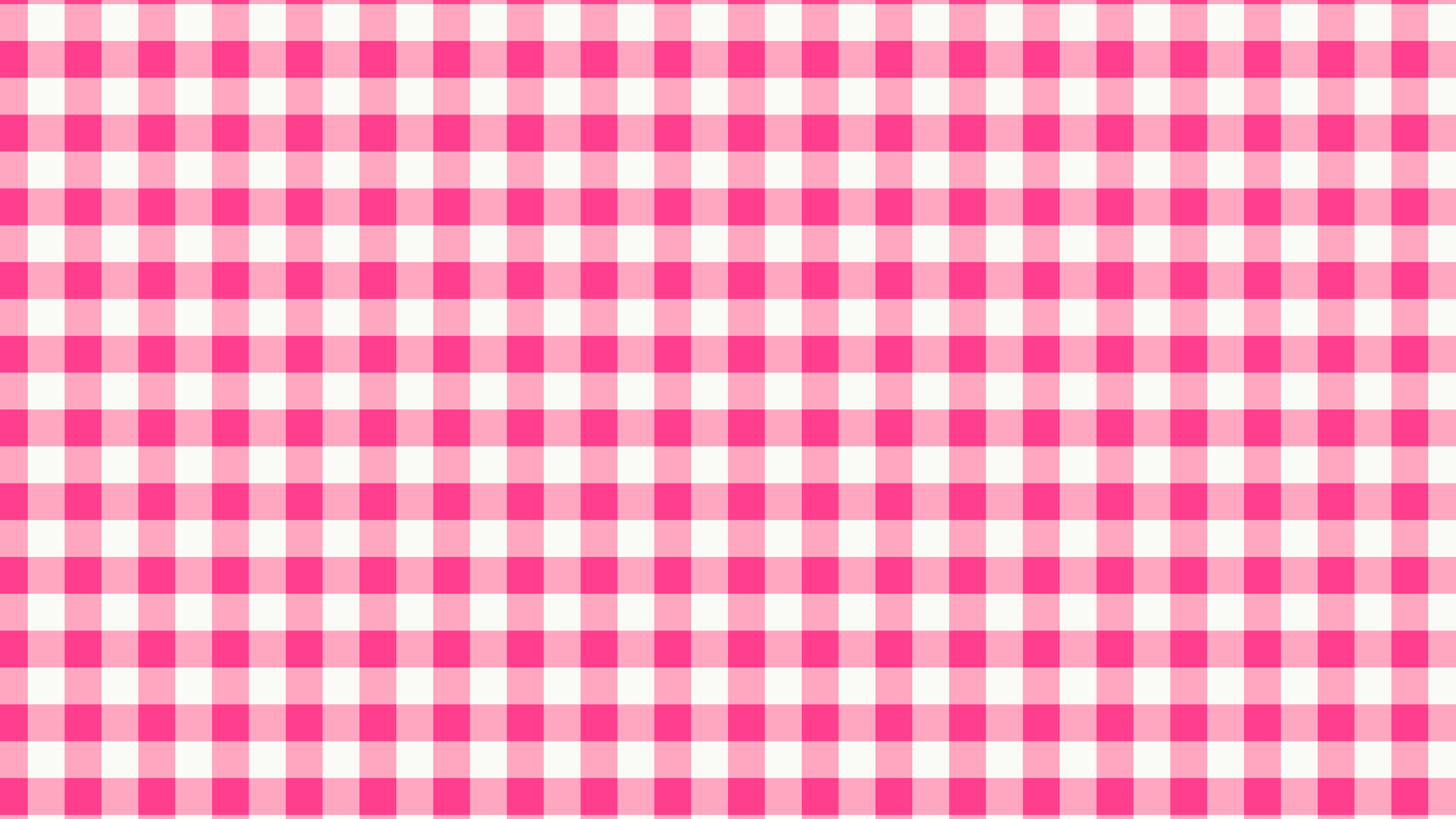 Hot Pink and White Mini Gingham desktop wallpaper in 4K