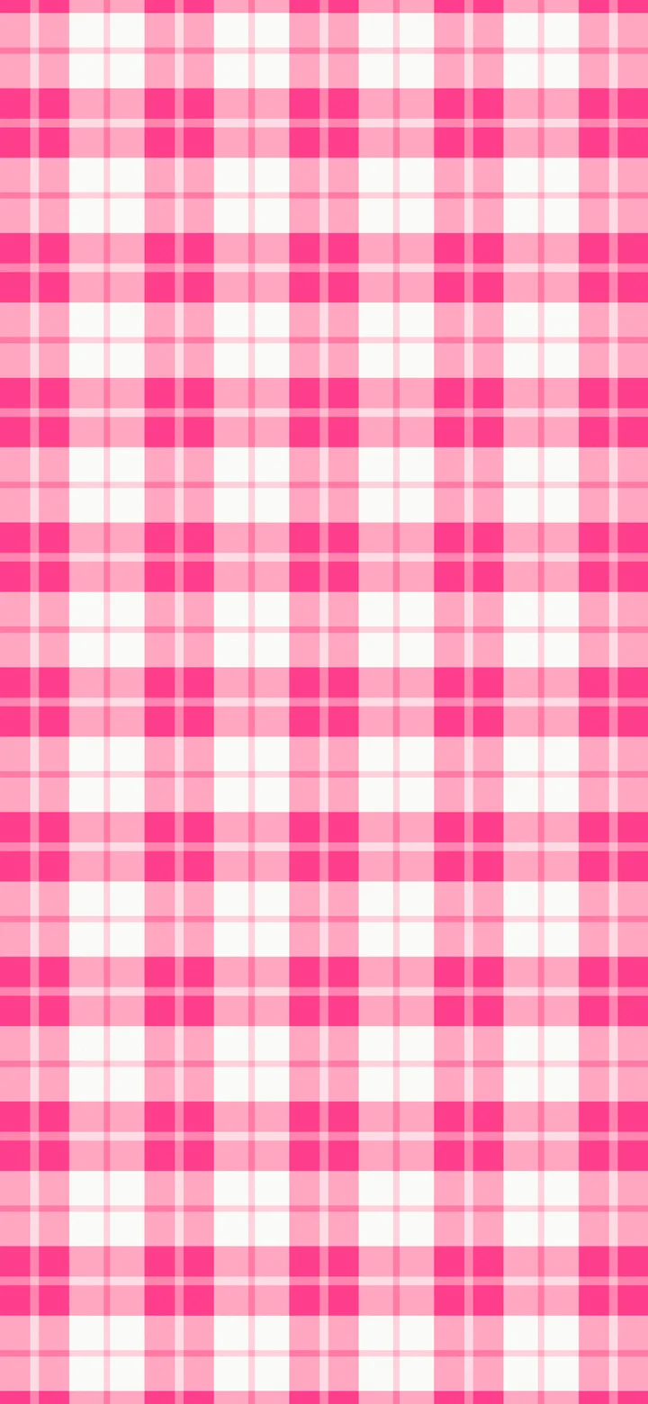 Hot Pink and White Tartan Plaid wallpaper for iPhone and Android