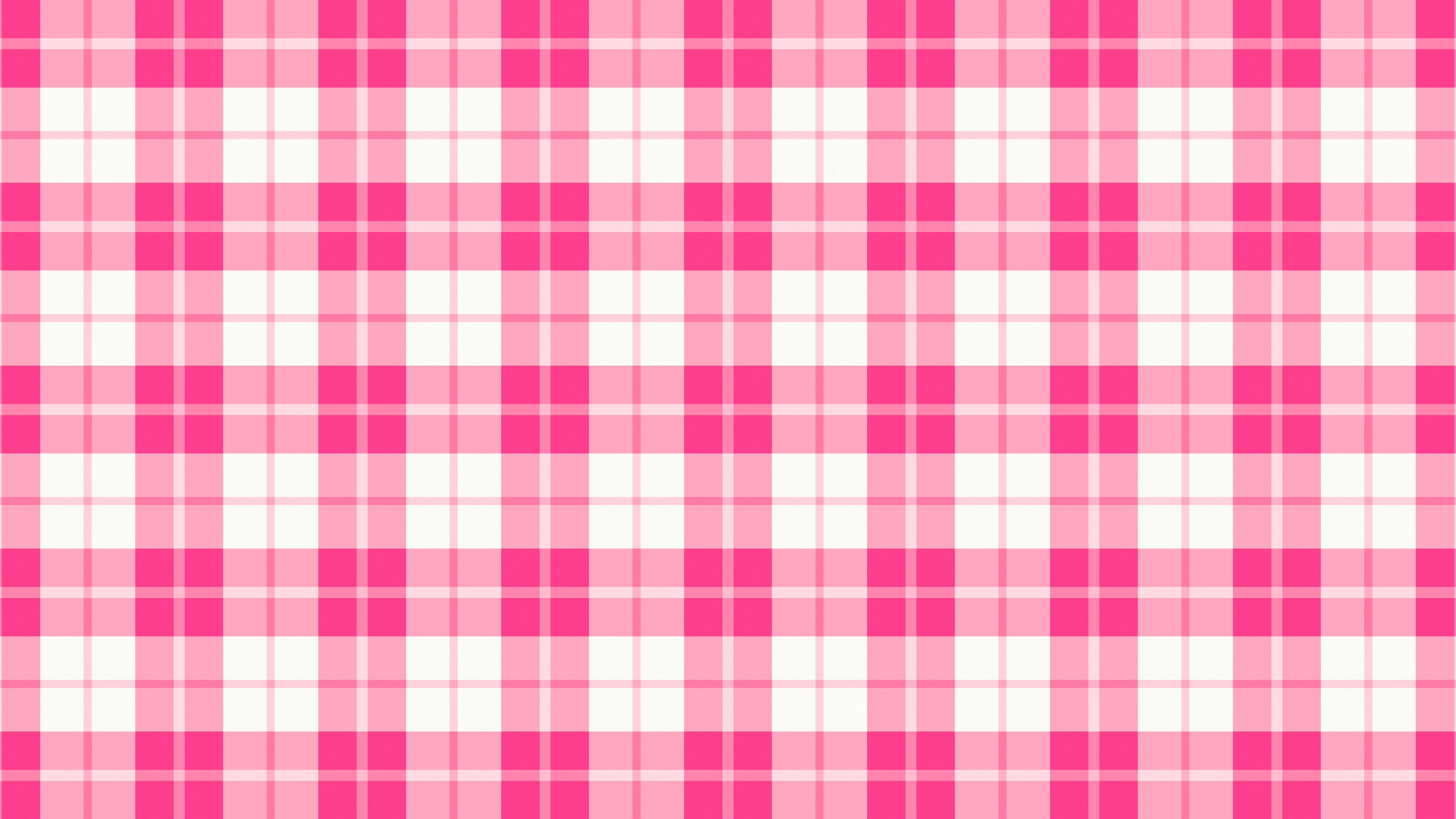 Hot Pink and White Tartan Plaid desktop wallpaper in 4K