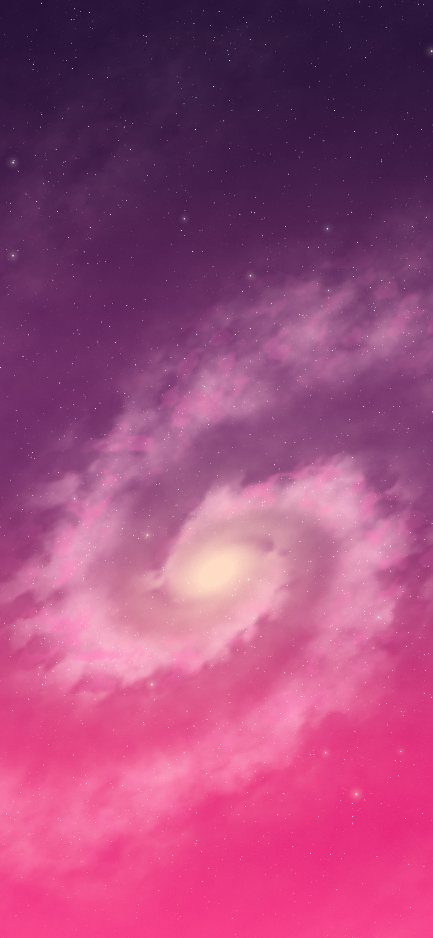 Hot Pink Bright Spiral Galaxy wallpaper for iPhone and Android