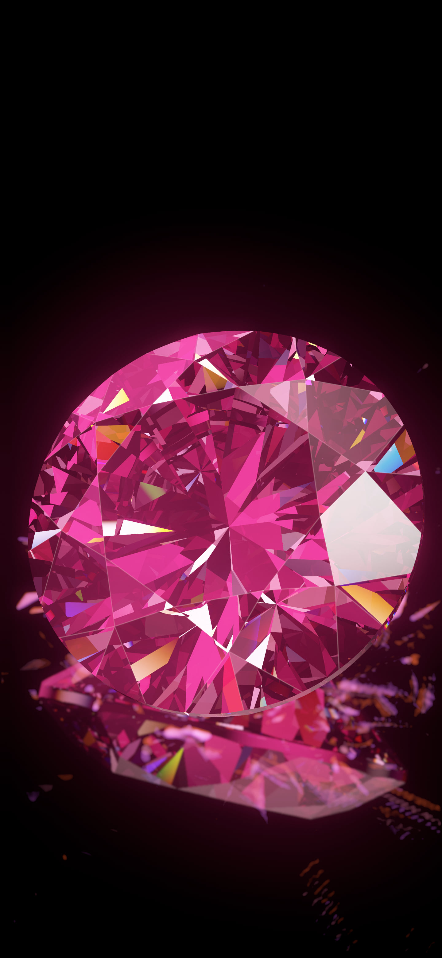 Hot Pink Diamond wallpaper for iPhone and Android