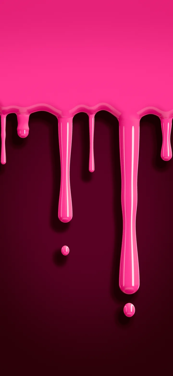Hot Pink Dripping Slime wallpaper for iPhone and Android