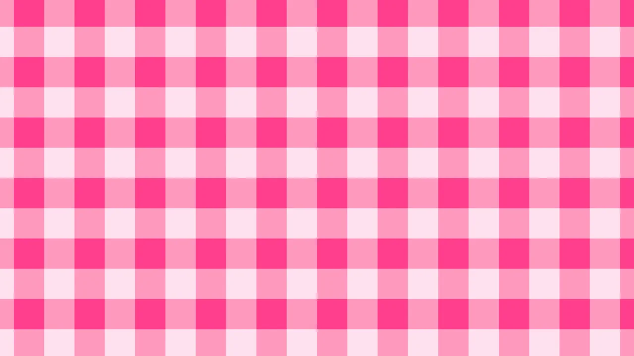 Hot Pink Gingham desktop wallpaper in 4K