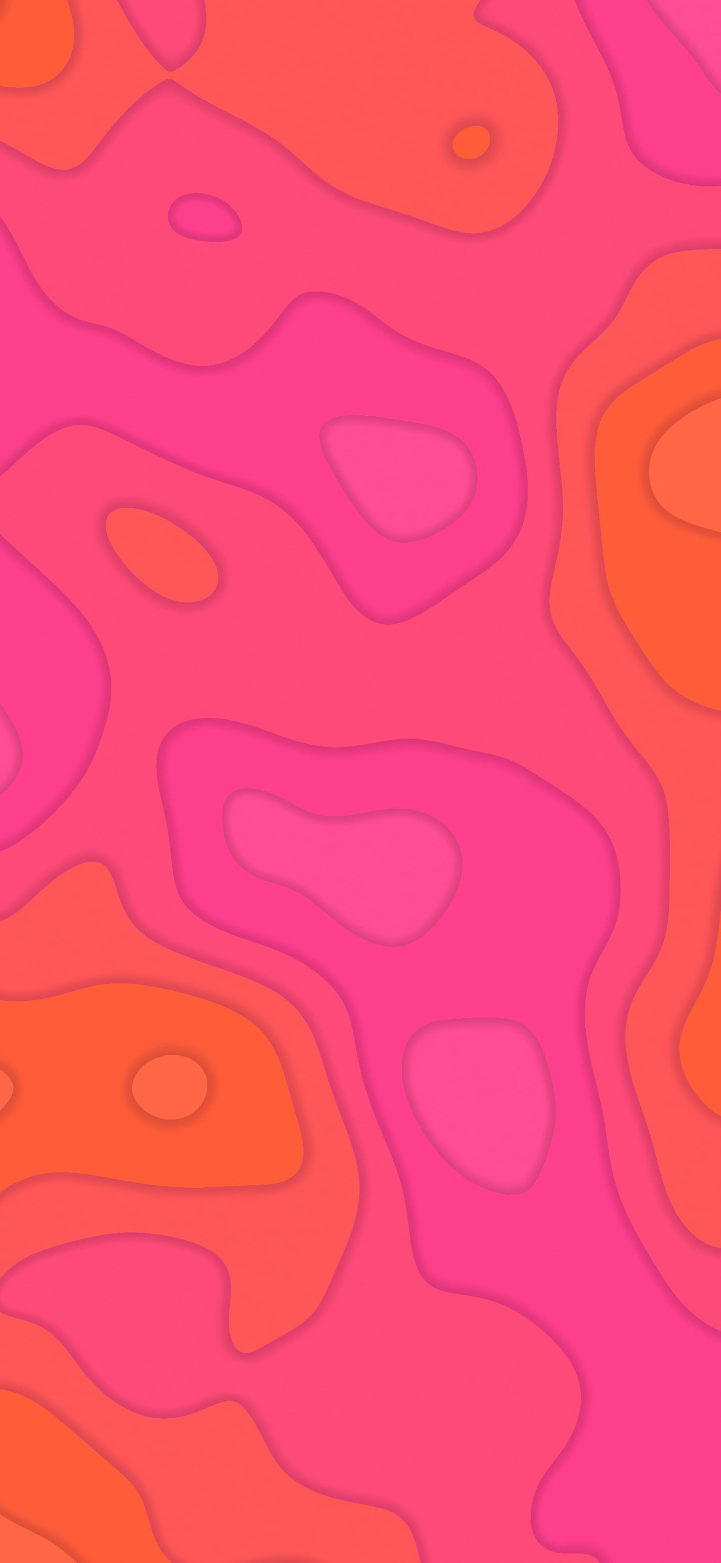 Hot Pink Layered Topographic wallpaper for iPhone and Android