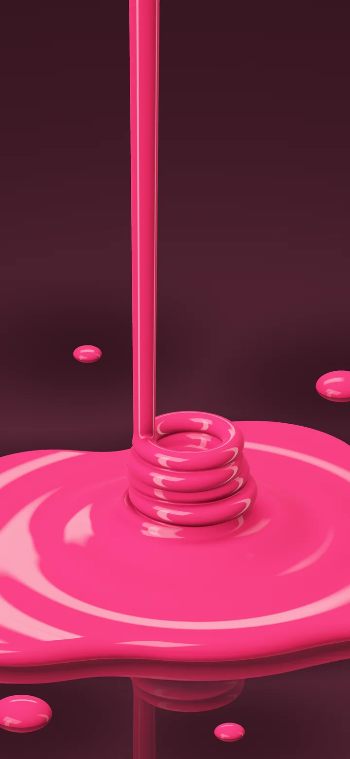 Hot Pink Liquid Pour wallpaper for iPhone and Android
