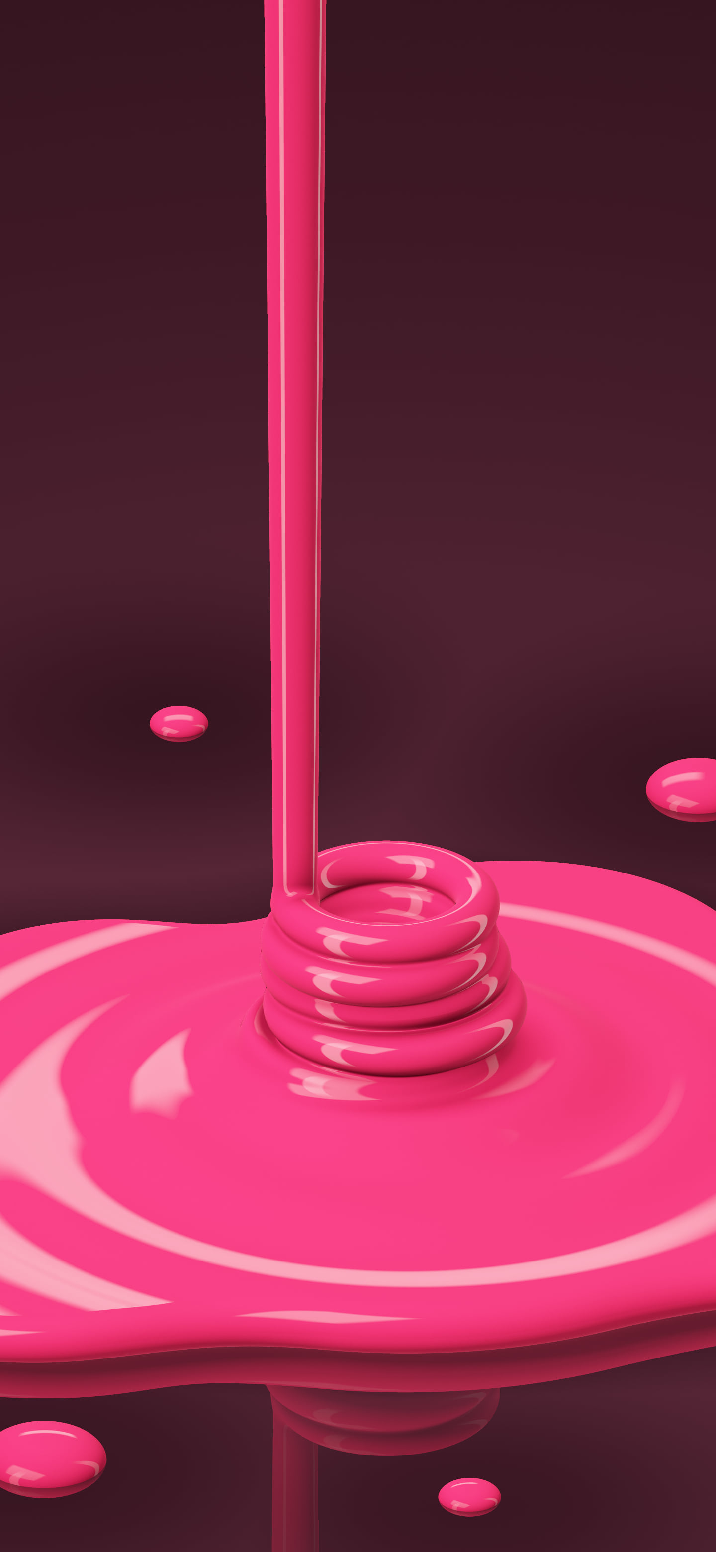 Hot Pink Liquid Pour wallpaper for iPhone and Android